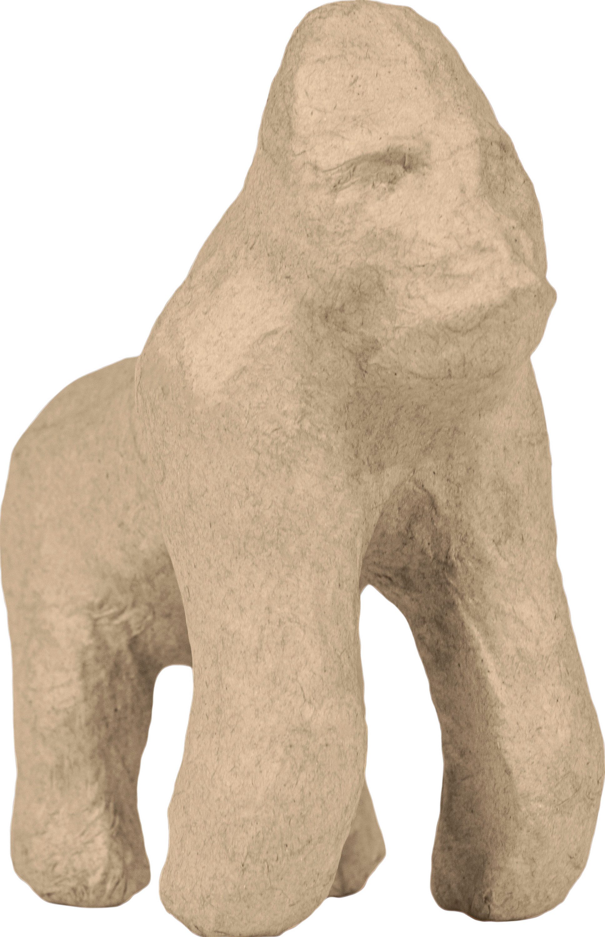 décopatch Dekofigur Gorilla, Pappmaché, 10x12x5,5cm
