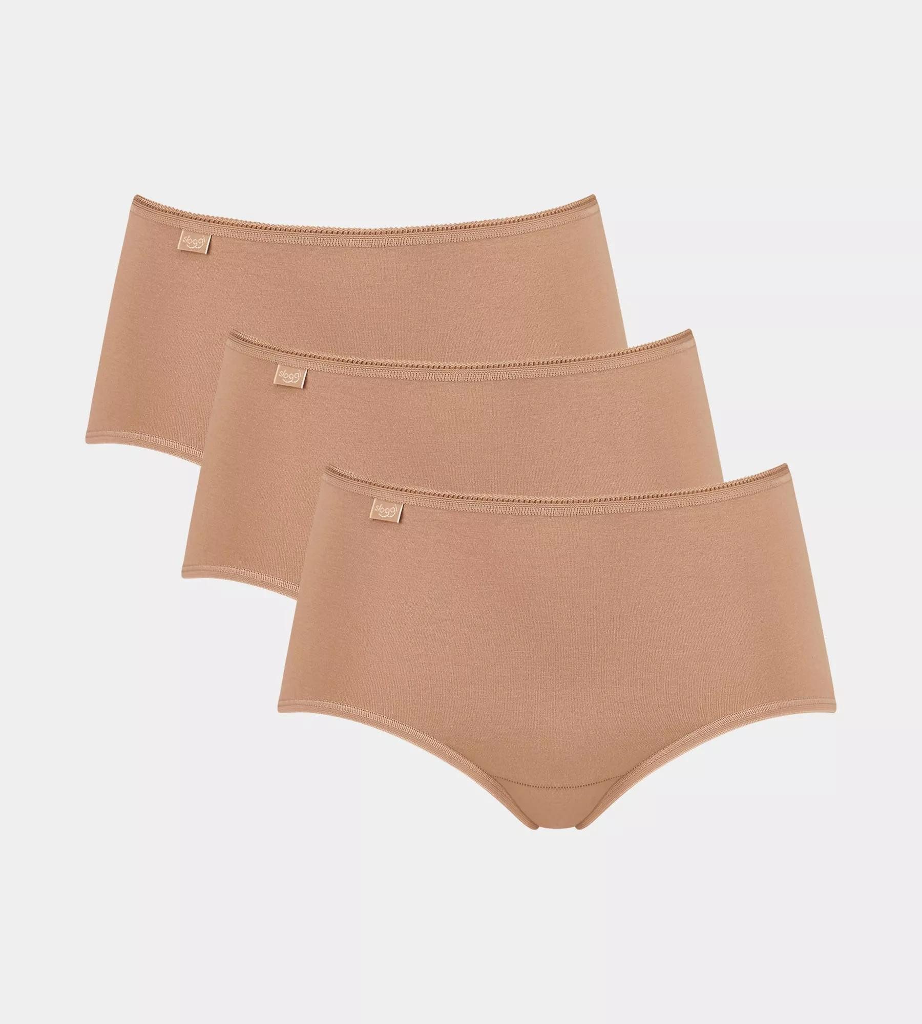 sloggi Midislip 24/7 Cotton (3er Pack) Spitze, blickdicht, weiche Baumwollmischung