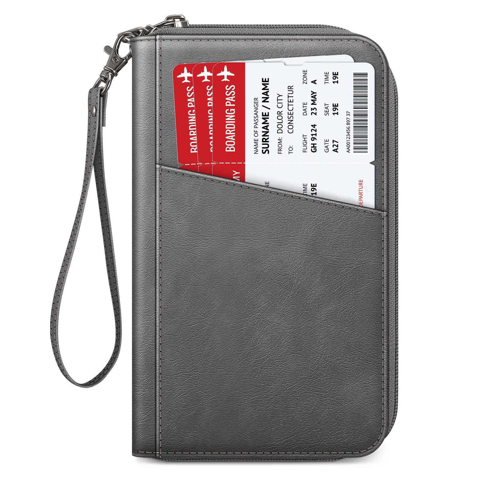 Fintie Geldbörse Reisepass Tasche Familie Reiseorganizer, günstig online kaufen