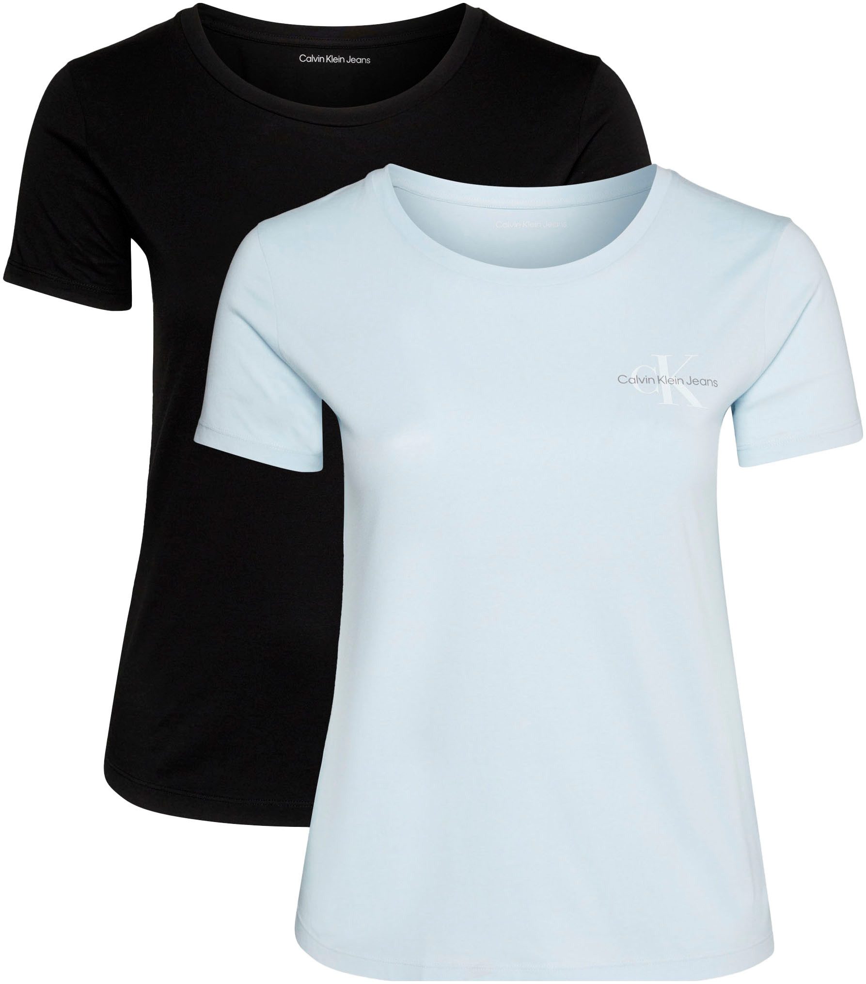 Calvin Klein Jeans Plus T-Shirt PLUS MONOLOGO TWO PACK