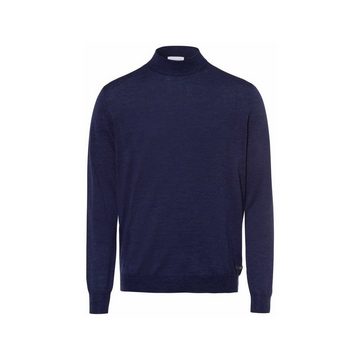 BALDESSARINI Rollkragenpullover dunkel-blau regular (1-tlg)