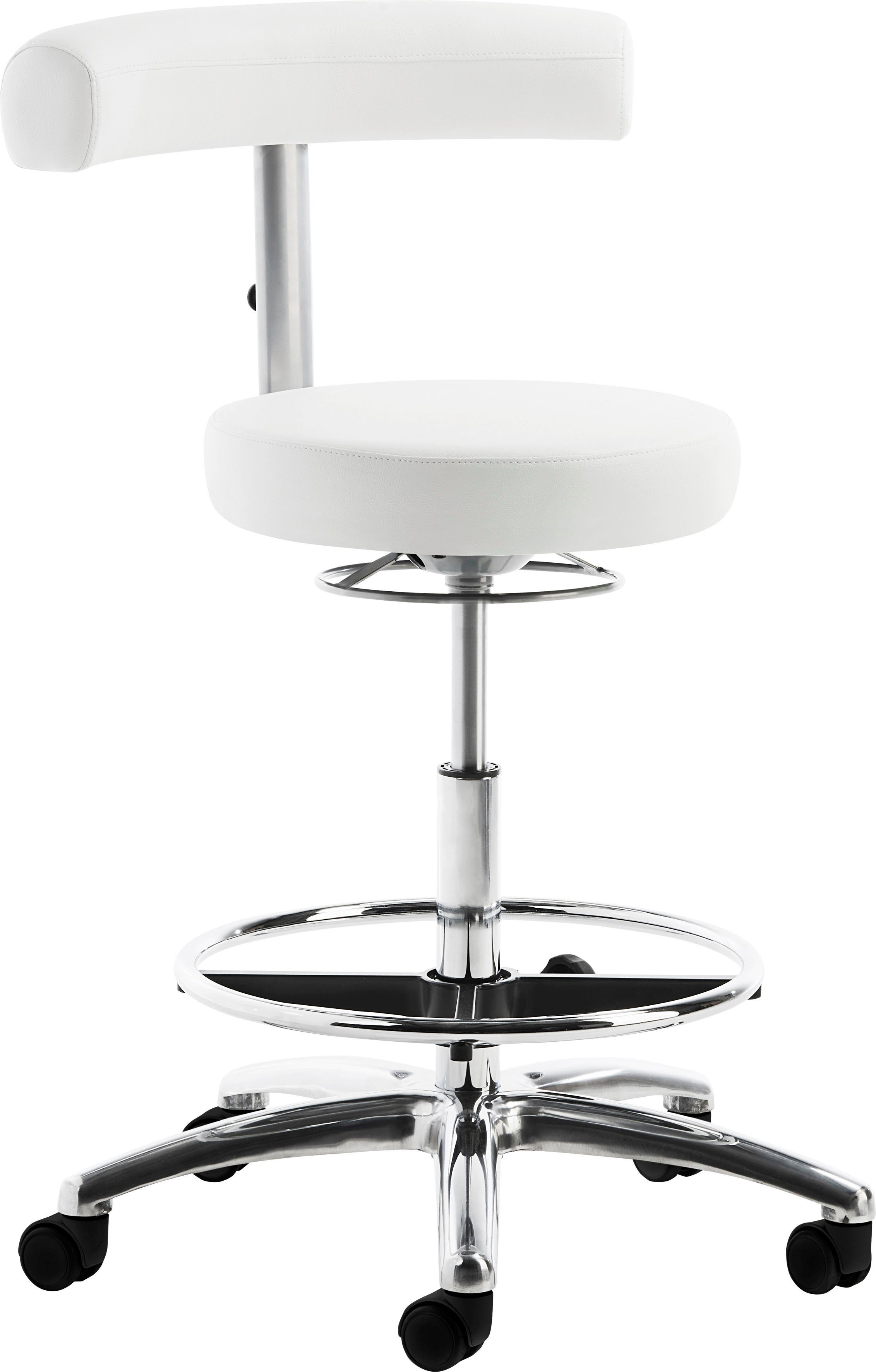Mayer Sitzmöbel Drehhocker 1281 (1 St), Funktionsdrehstuhl mit extra hohem Lift 1281