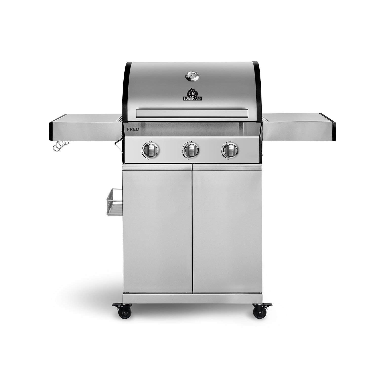 BURNHARD Gasgrill 3-Brenner Fred