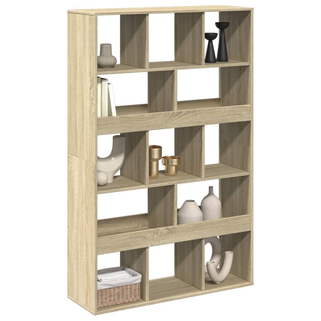 vidaXL Bücherregal Raumteiler Sonoma-Eiche 100x33x156,5 cm günstig online kaufen