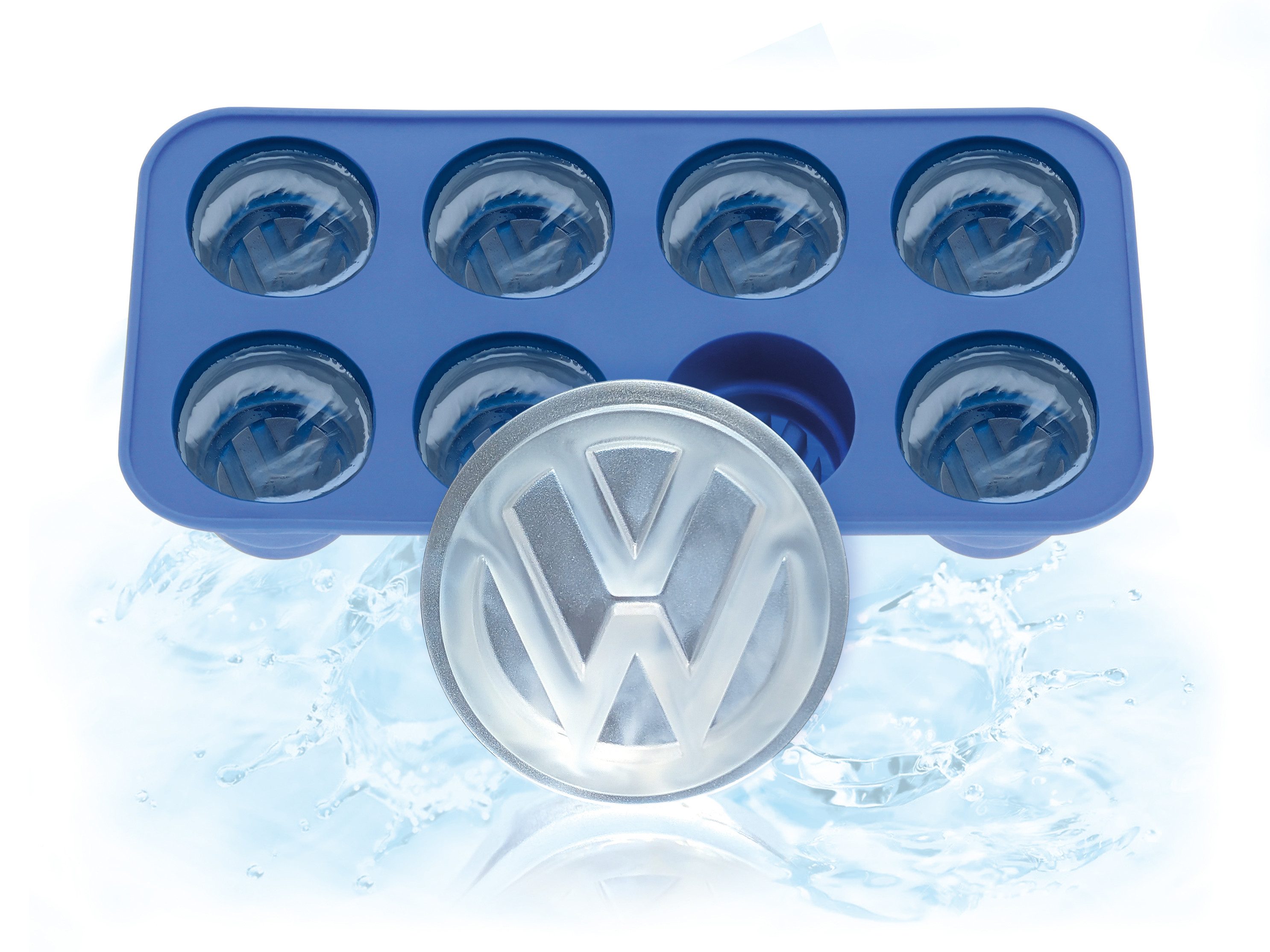 VW Collection by BRISA Eiswürfelform Volkswagen Eiswürfel-/ Backform aus Silikon, (1-tlg), hitze- und kältebeständig