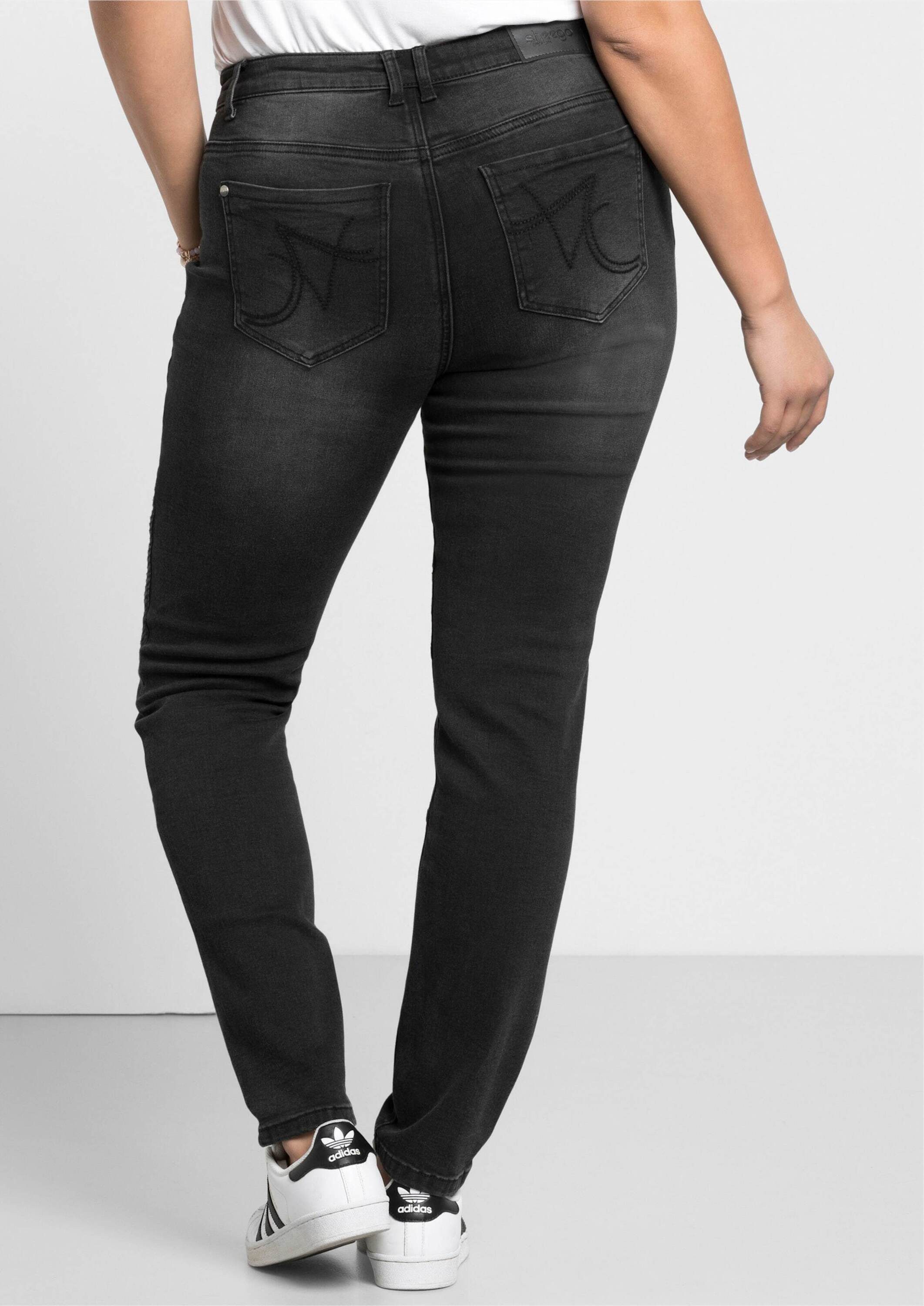 Sheego Bequeme Jeans Stretch-Jeans Power-Stretch-Qualität – Bild 2 von 5