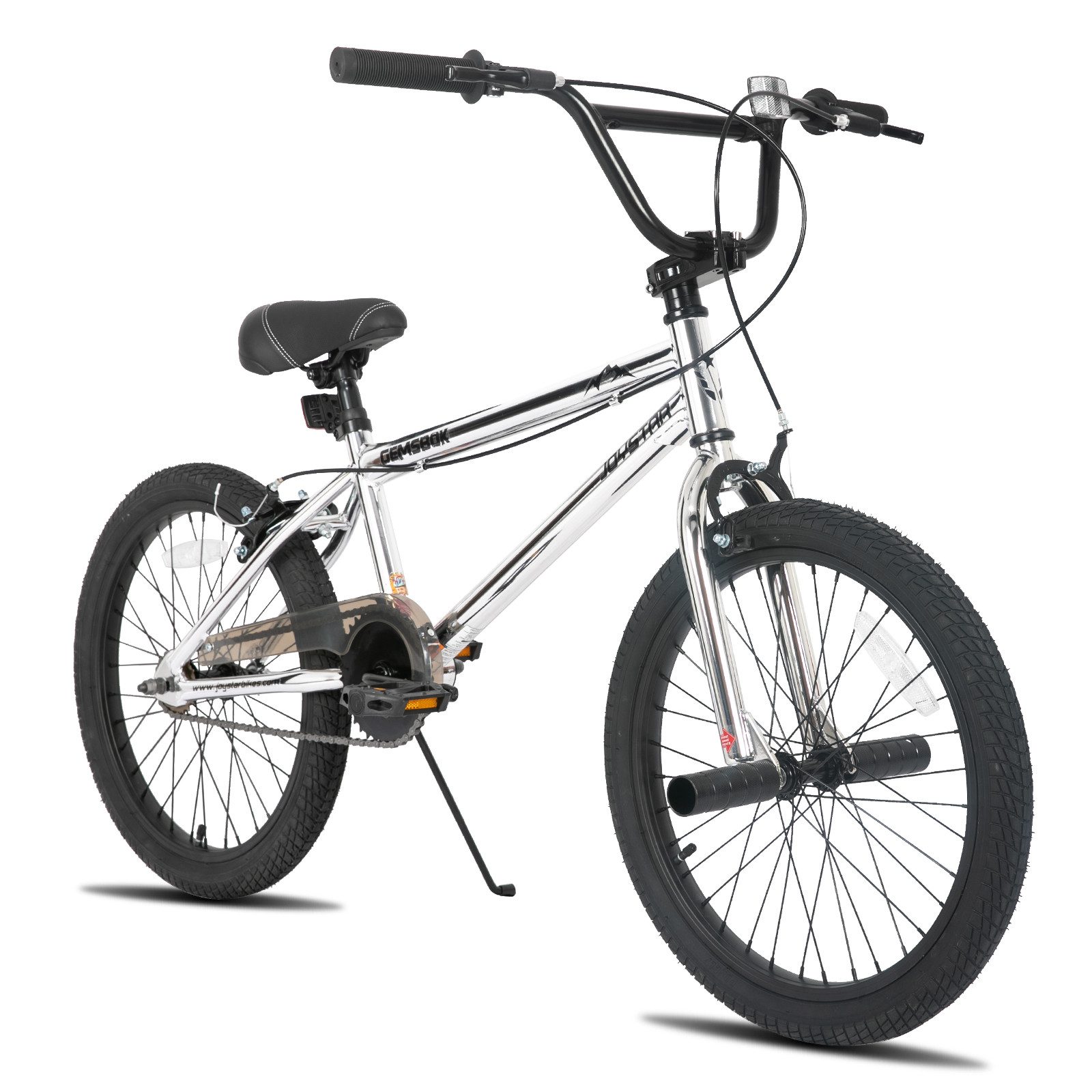 HILAND BMX-Rad BMX 20/24 Zoll Kinderfahrrad, Stahlrahmen, Stunt-Pegs, Doppelbremsen