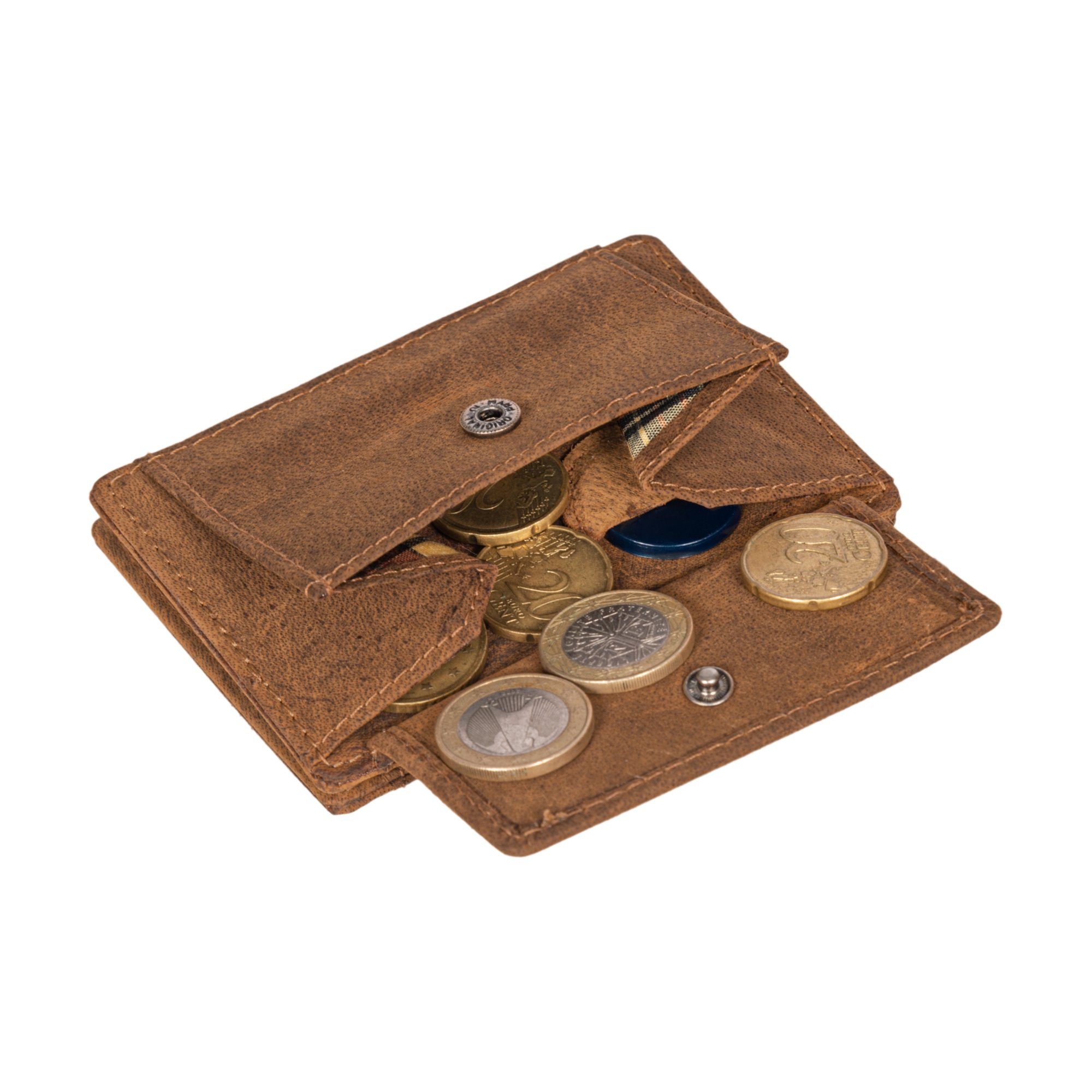 STILORD Geldbörse "Mago" Magic Wallet mit Münzfach