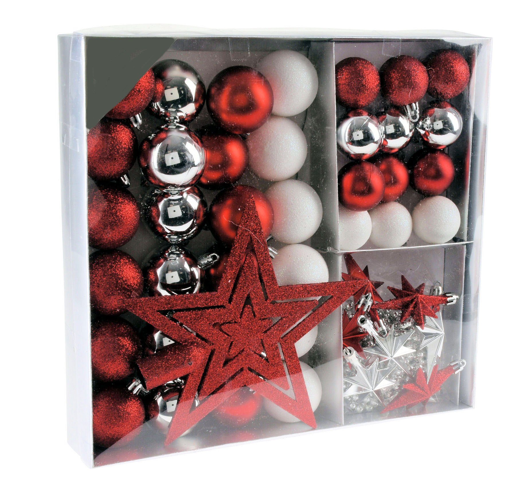 Spetebo Christbaumschmuck Christbaumschmuck 45 Teile Set günstig online kaufen