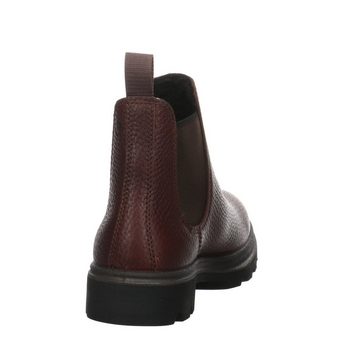 Ecco Grainer Chelsea-Boots Elegant Freizeit Stiefel Leder-/Textilkombination