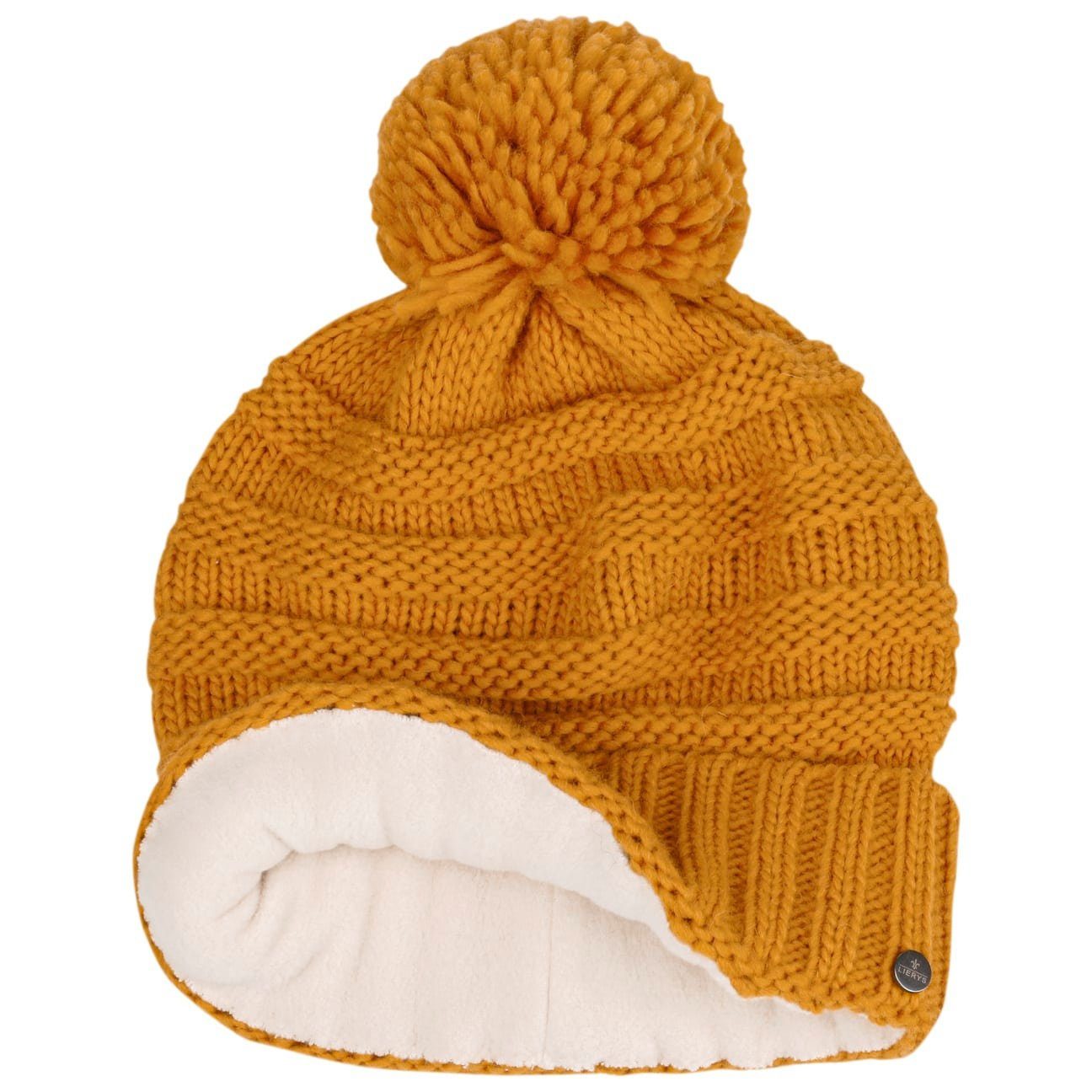 Lierys Bommelmütze (1-St) Beanie mit Umschlag, günstig online kaufen
