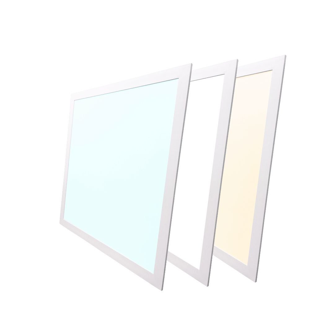 LUXULA LED Panel 6er Pack LED-Panel, CCT, 3000-6000 K, 62x62 cm, Back-lit, 36W, 3600 lm, LED fest integriert, Tageslichtweiß, kaltweiß, warmweiß, neutralweiß