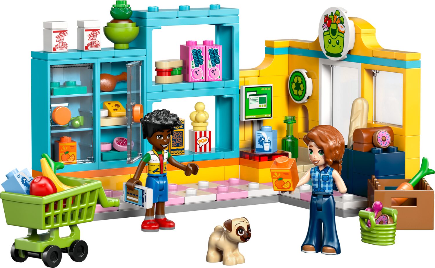 LEGO® Friends 42680 Heartlake City Mini-Markt Spielbausteine, (Set, 176 St., Set)
