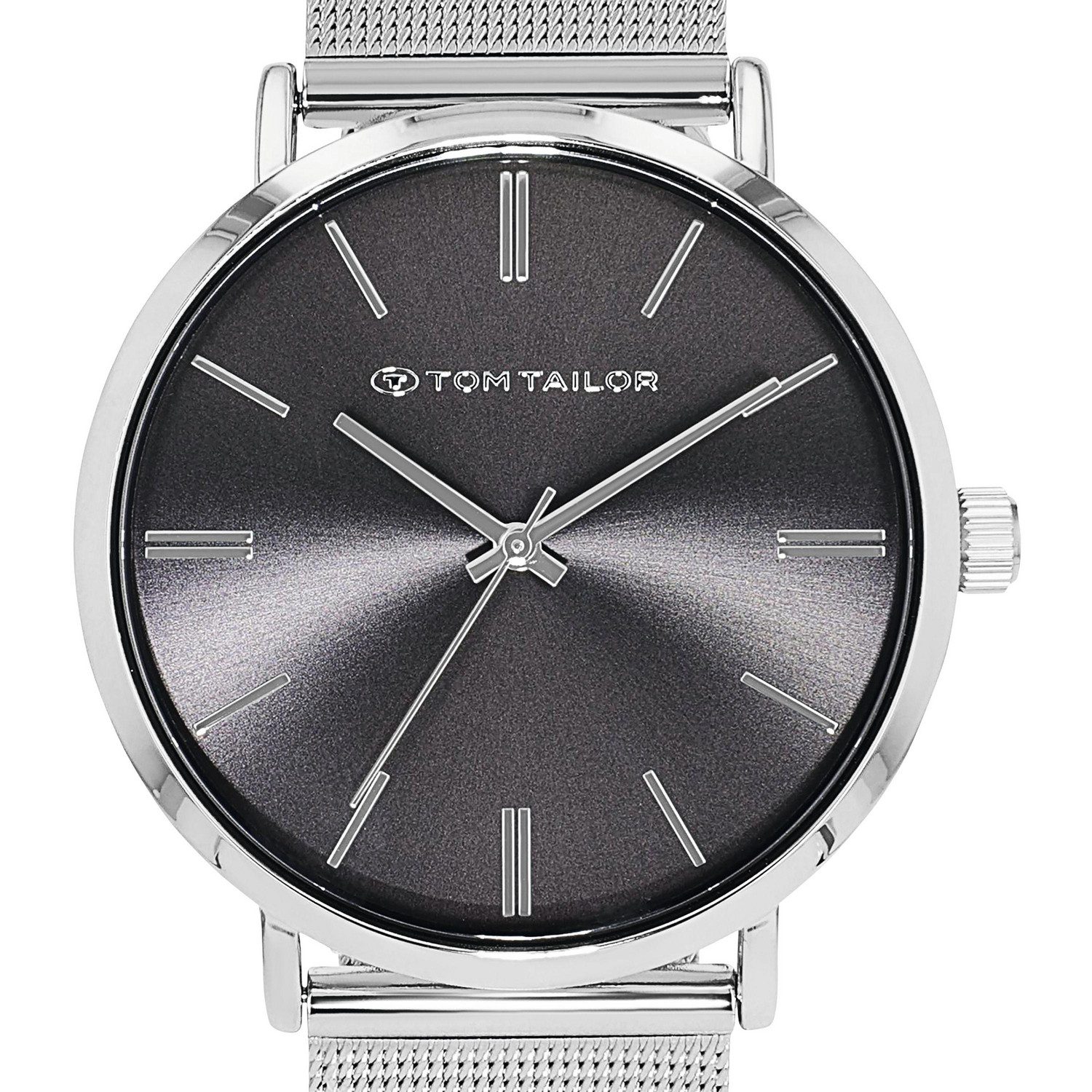 TOM TAILOR Quarzuhr 2100595, Armbanduhr, Herrenuhr, Edelstahlarmband, analog