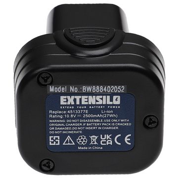 Extensilo Ersatz für Einhell 4513377E für Akku Li-Ion 2500 mAh (10,8 V)