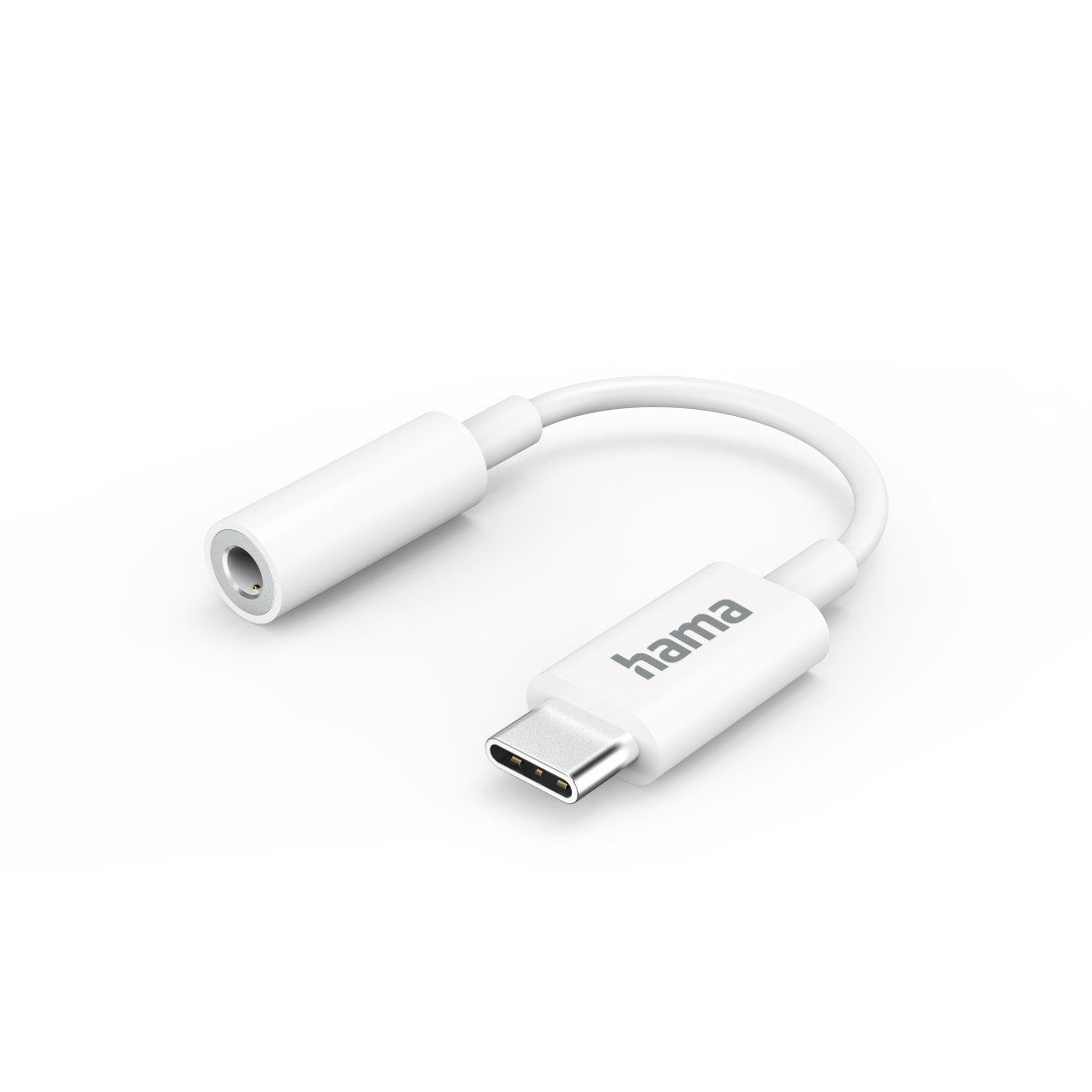 Aux-Adapter USB-C – 3,5-mm-Klinke-Buchse, Weiß Audio-Adapter