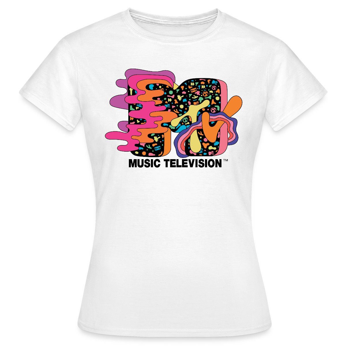 Spreadshirt T-Shirt MTV Music Television Buntes günstig online kaufen