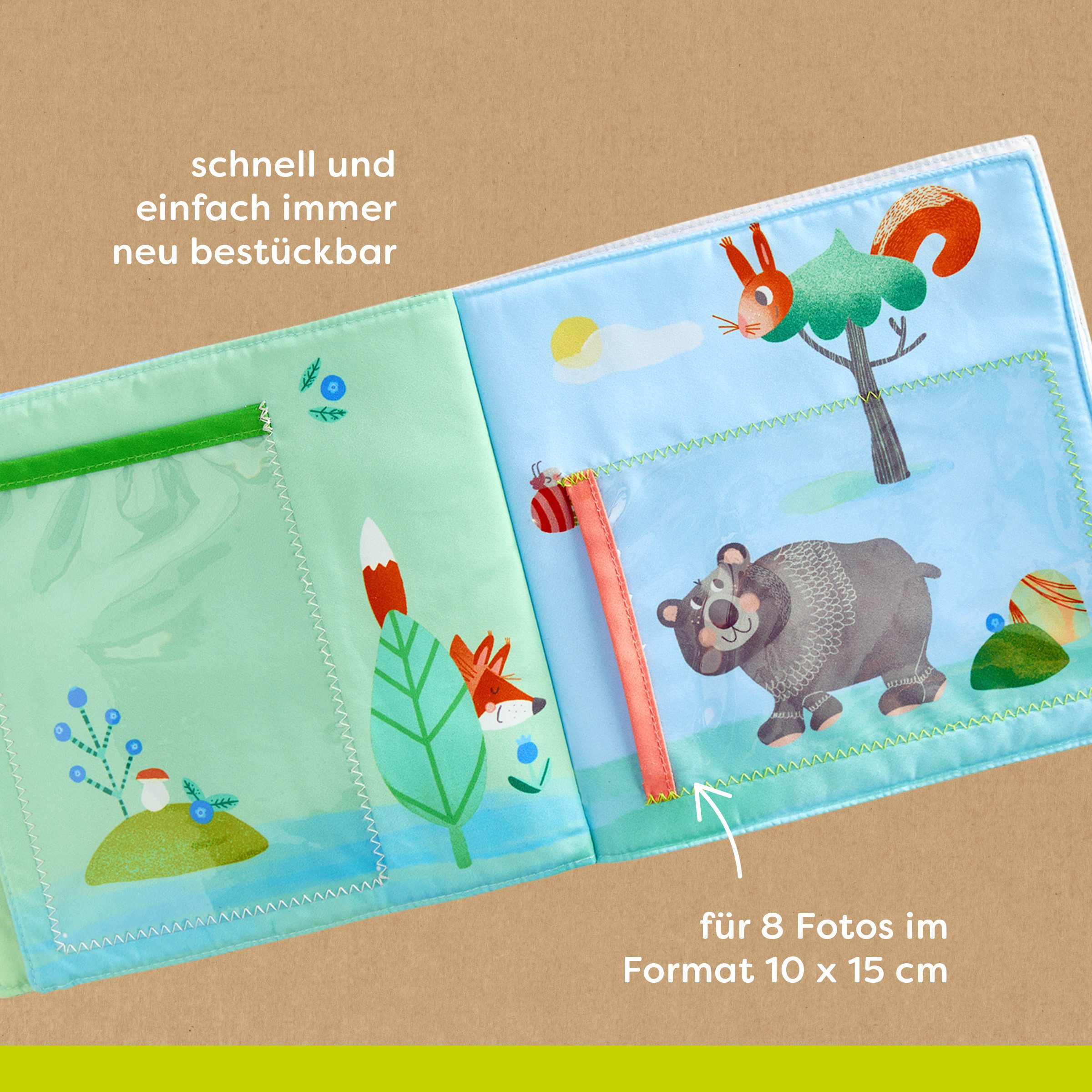 Haba Fotoalbum Baby-Fotoalbum Waldfreunde