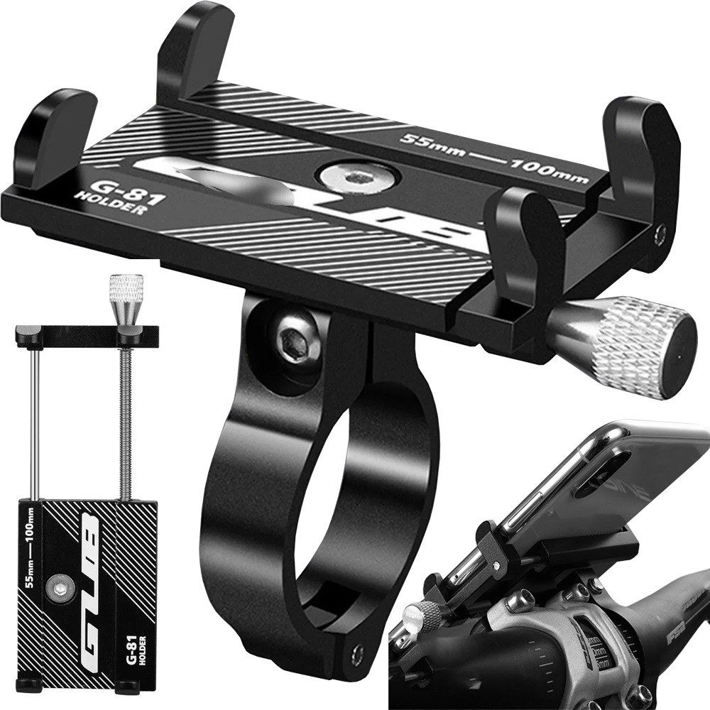Handy-Halterung Fahrrad Handyhalterung ALU Motorrad Fahrrad Lenker Handy Halterung Sma