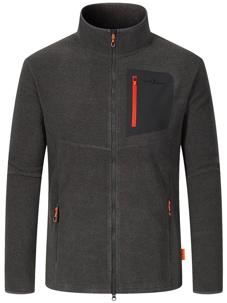 Blue Wave Fleecejacke Herren Jacke Mirco mit Stehkragen und Reißverschluss günstig online kaufen