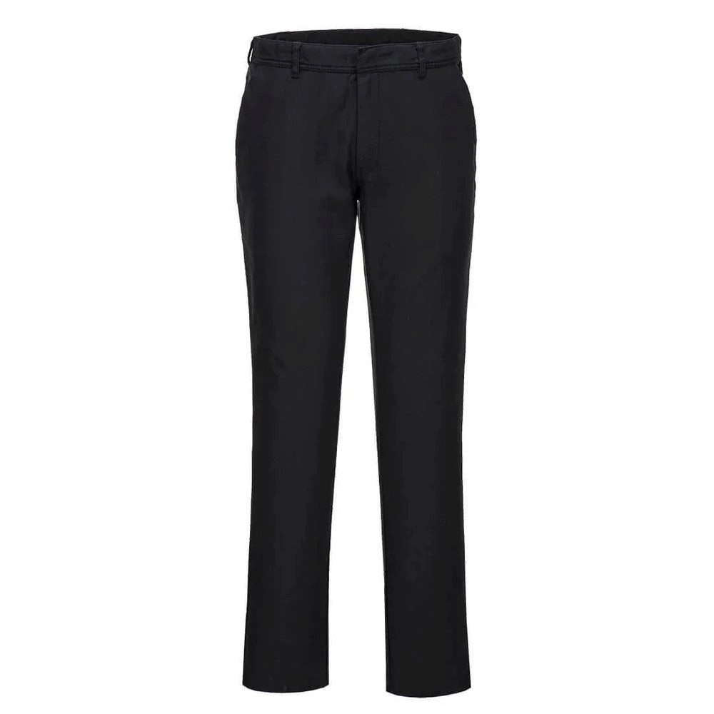 Portwest Arbeitshose Portwest Damen Slim Chino-Hose S235 Schwarz