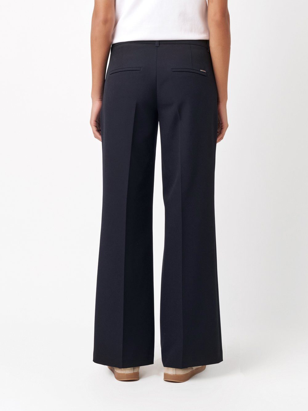 ROSNER Bügelfaltenhose May_305 (1-tlg) mit weitem Beinverlauf