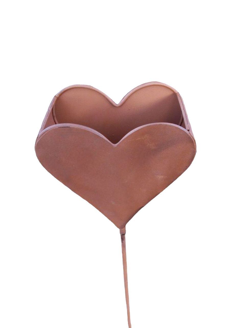 Deko-Impression Gartenstecker Herz am Stab Gartenstab Gartenstecker Pflanzt günstig online kaufen