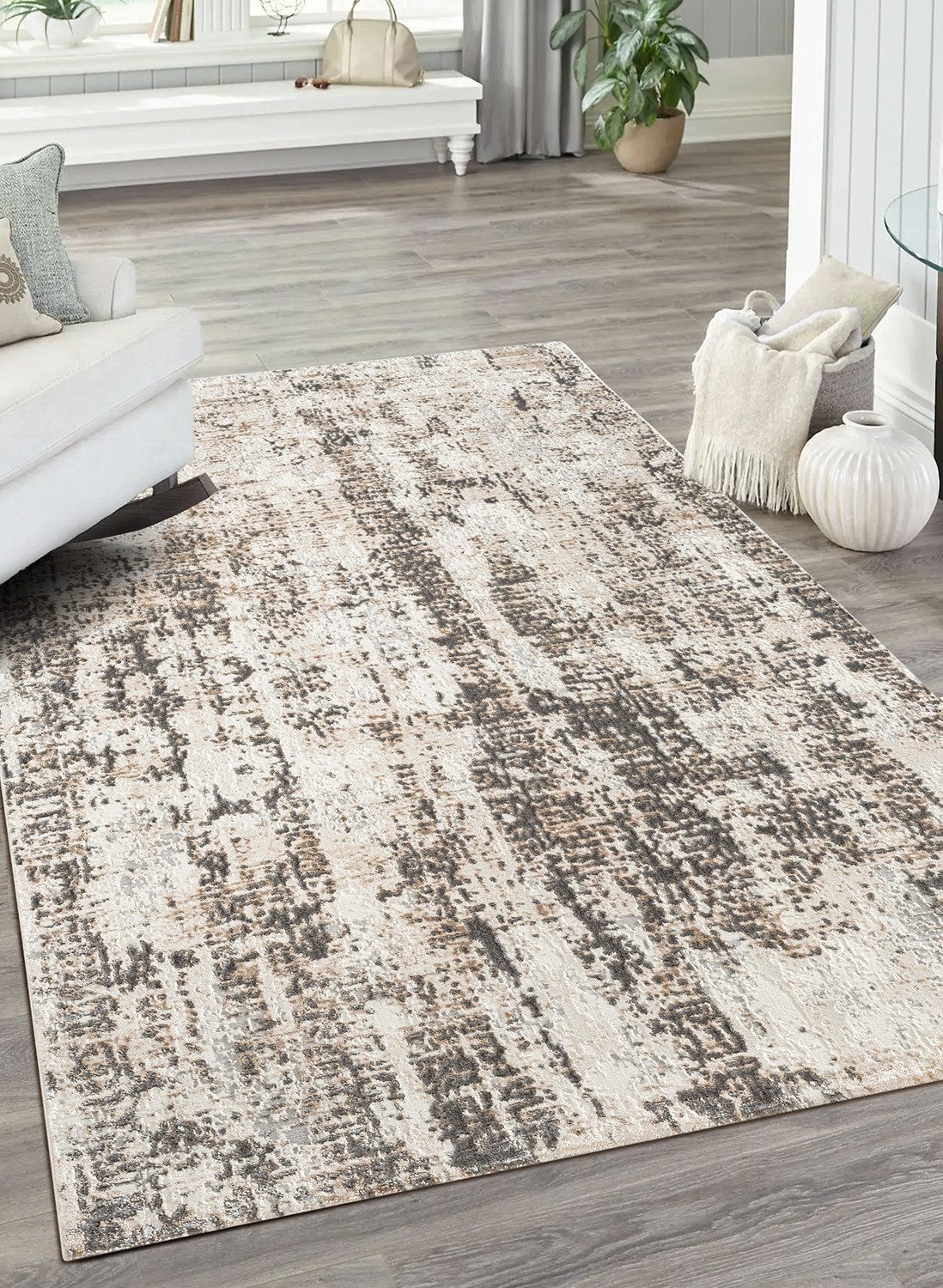 Carpetilla Designteppich Carpetilla Wohnzimmer Teppich Venedig Designer Tep günstig online kaufen