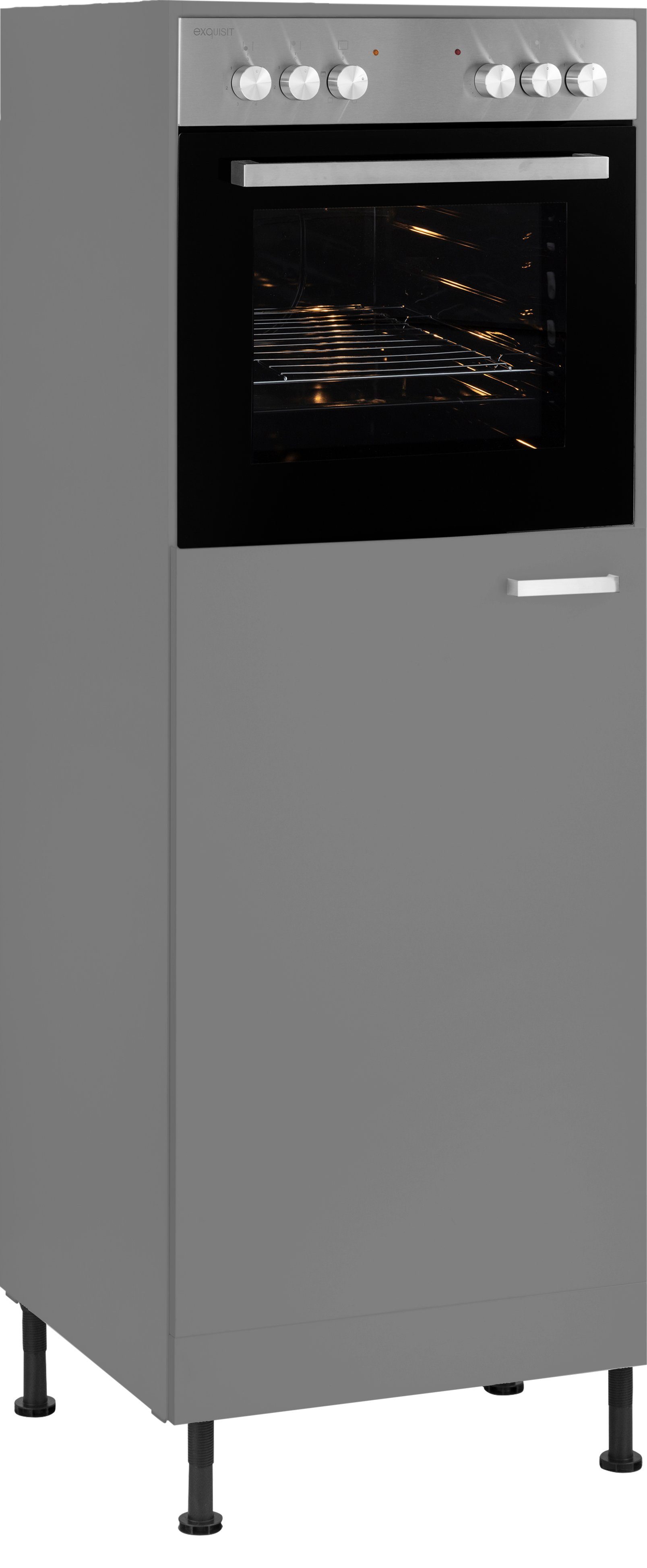 OPTIFIT Backofen/Kühlumbauschrank Parma Breite 60 cm basaltgrau | basaltgrau | Kühlschrankumbauschränke