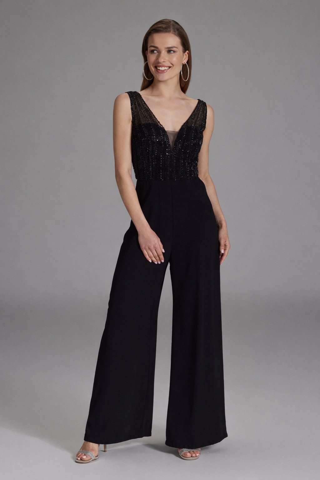 Hey Kyla Jumpsuit - Jumpsuit mit Stickerei Oberteil in figurbetonter Passform