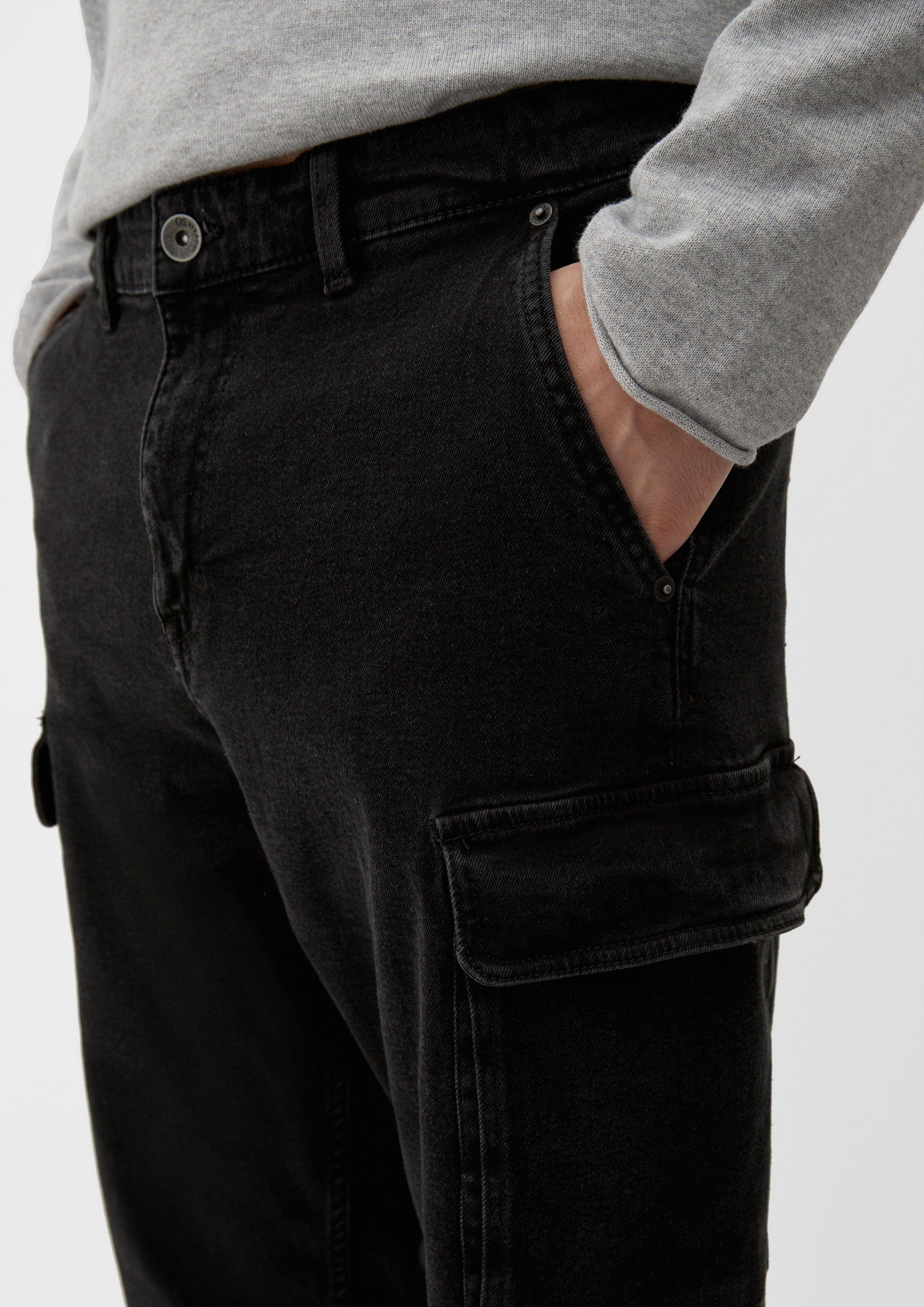 Rise / / / Leg Mid Fit Stoffhose Jeans Relaxed QS Tapered Brad