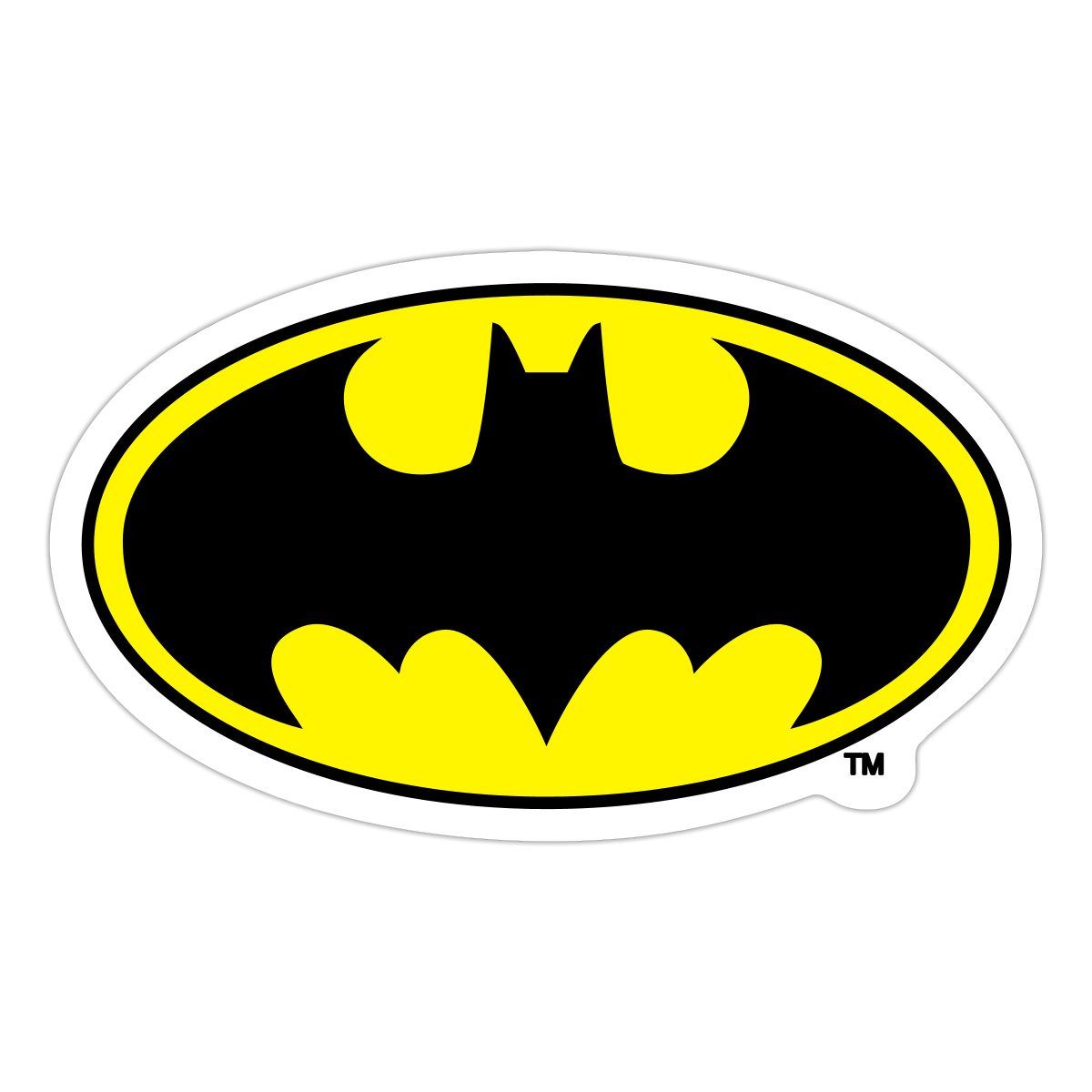 Spreadshirt Aufkleber DC Comics Batman Original Logo Sticker Aufkleber