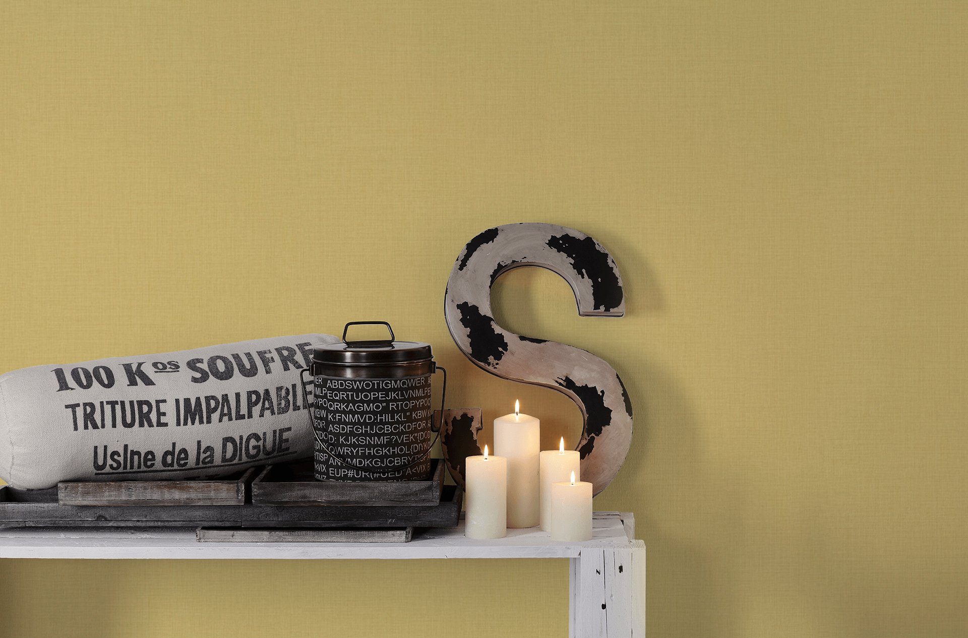 Michalsky Vliestapete Michalsky Dream Again, Design Tapete, gelb 365174