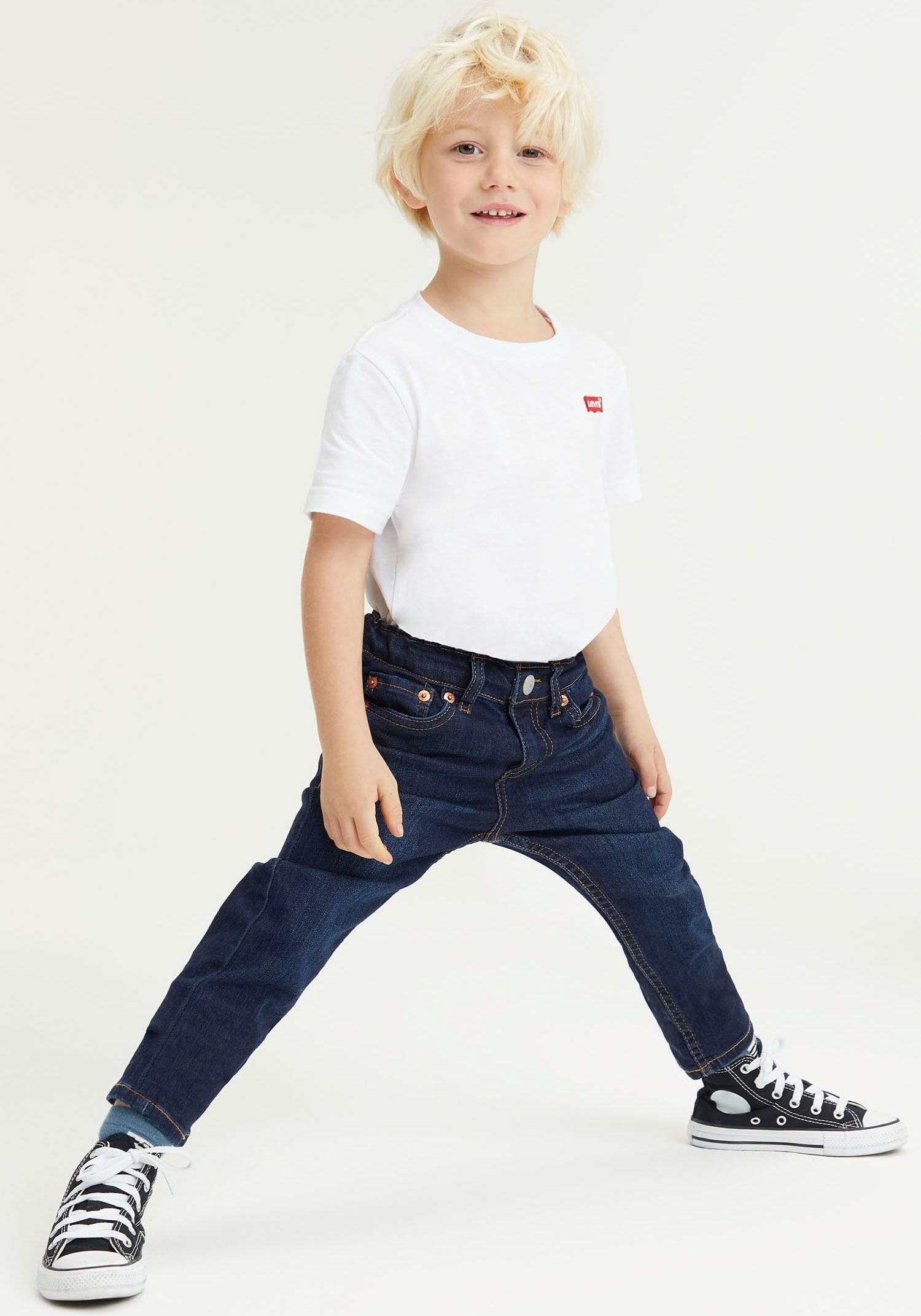 BOYS Kids blue Stretch-Jeans dark PERFORMANCE used STRONG for Levi's® 512