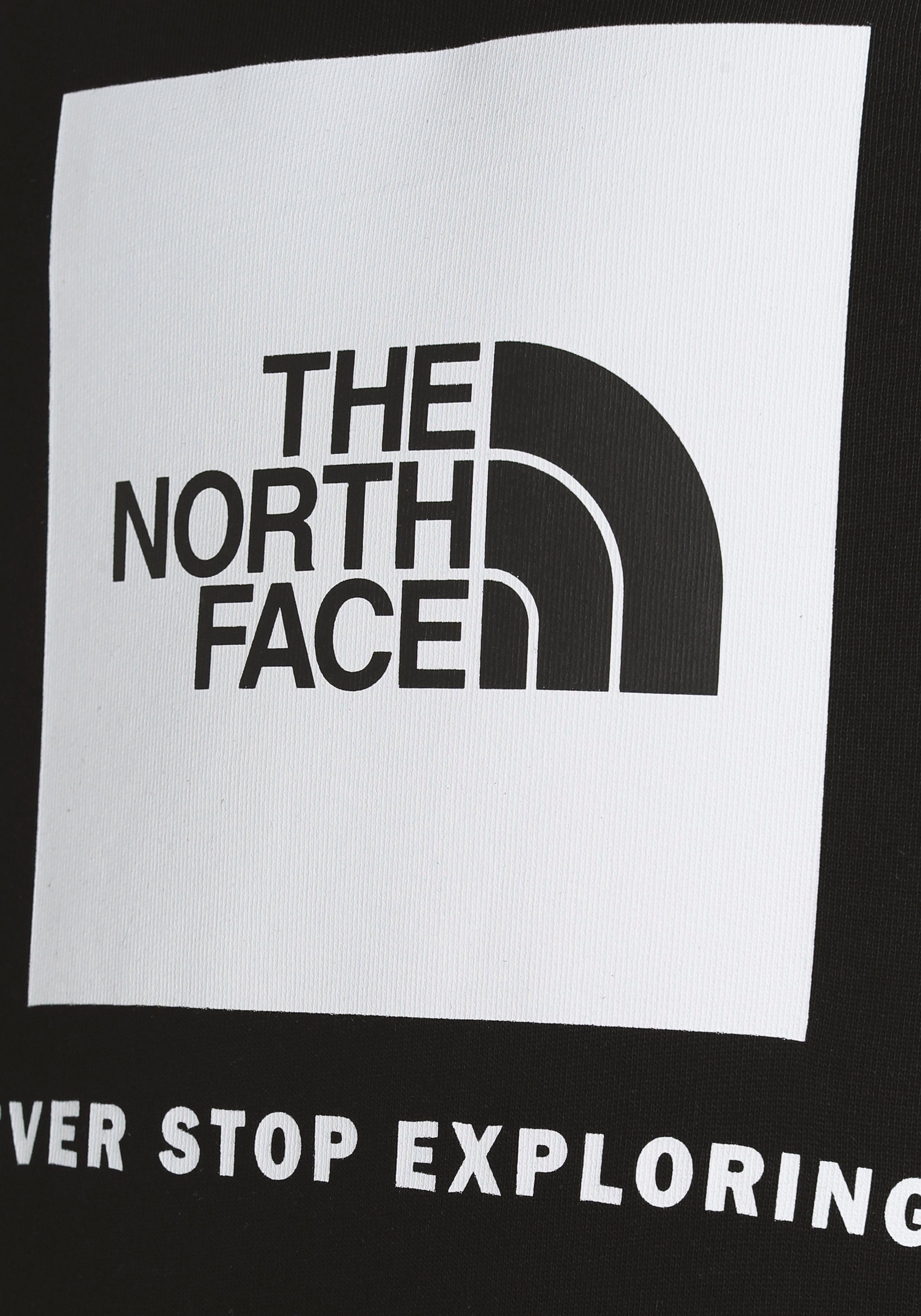 Kapuzensweatshirt The schwarz North Kinder Face BOX TEENS für