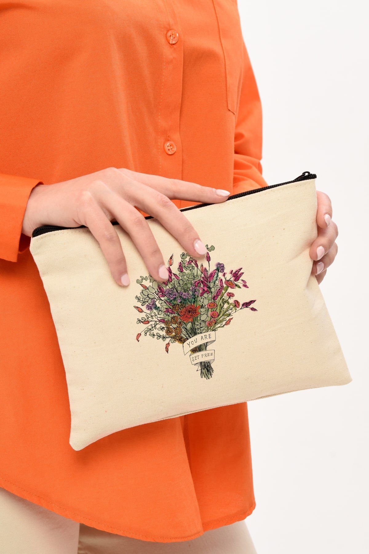 lucky bees Kulturbeutel 100% COTTON, 25 x 18 cm G1208