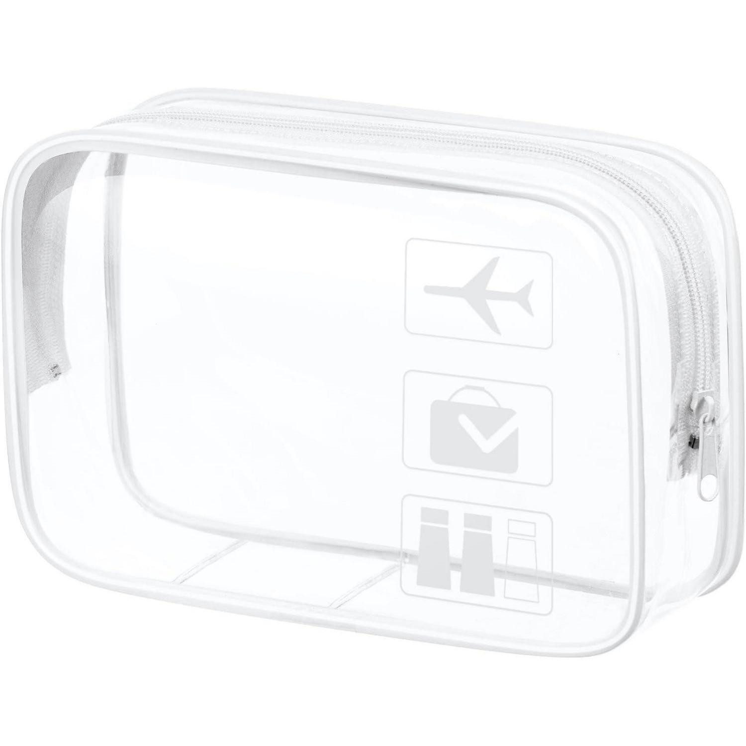 LuxusKollektion Kosmetiktasche Durchsichtige Kulturtasche transparent, wasserdicht, TSA-zugelassen