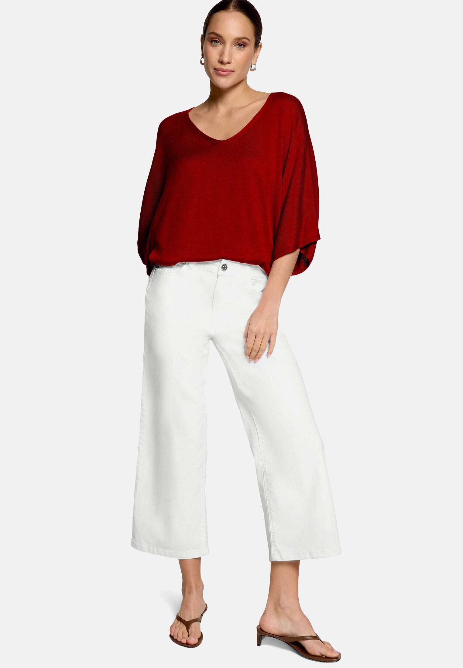 Zero Kurzarmshirt Damen kurzarm (1-tlg) Plain/ ohne Details