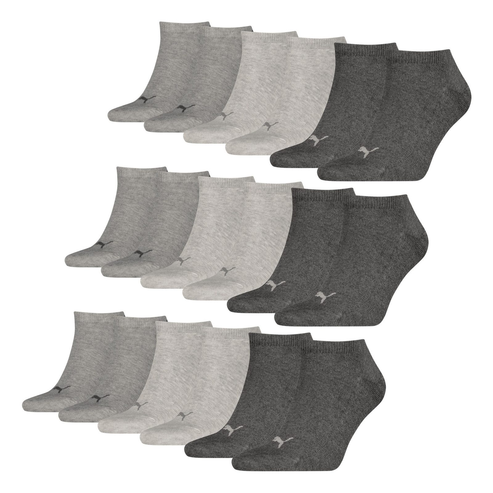 PUMA Sneakersocken Soft Cotton (9-Paar) mit Cat-Logo und PUMA-Schriftzug