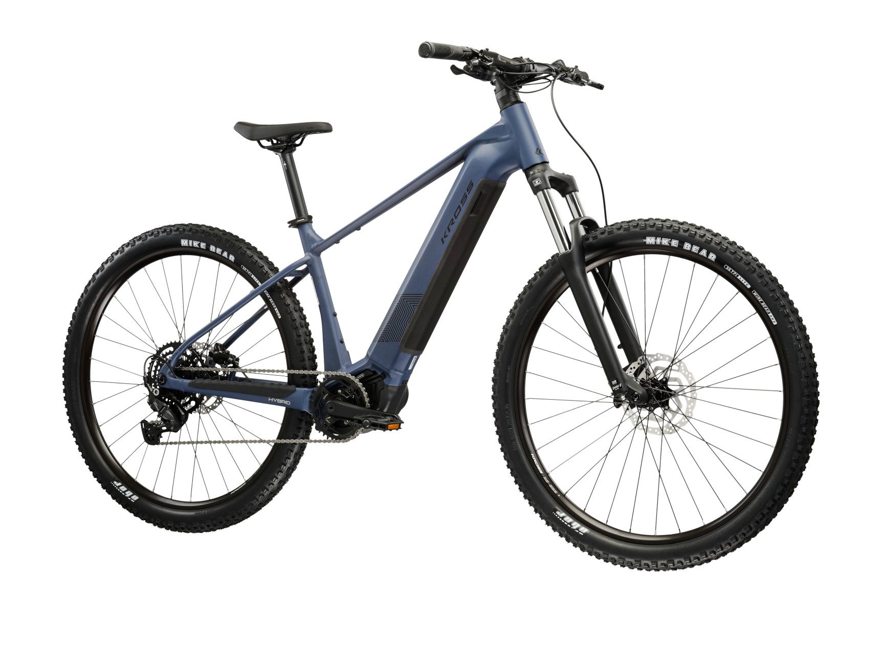 Kross E-Bike Mountainbike Influx Hybrid 1.0 20Ah/720Wh 29 Zoll blau 9 Gänge 2026, 9 Gang Shimano CUES U4000 Schaltwerk, Kettenschaltung, Mittelmotor, 720 Wh