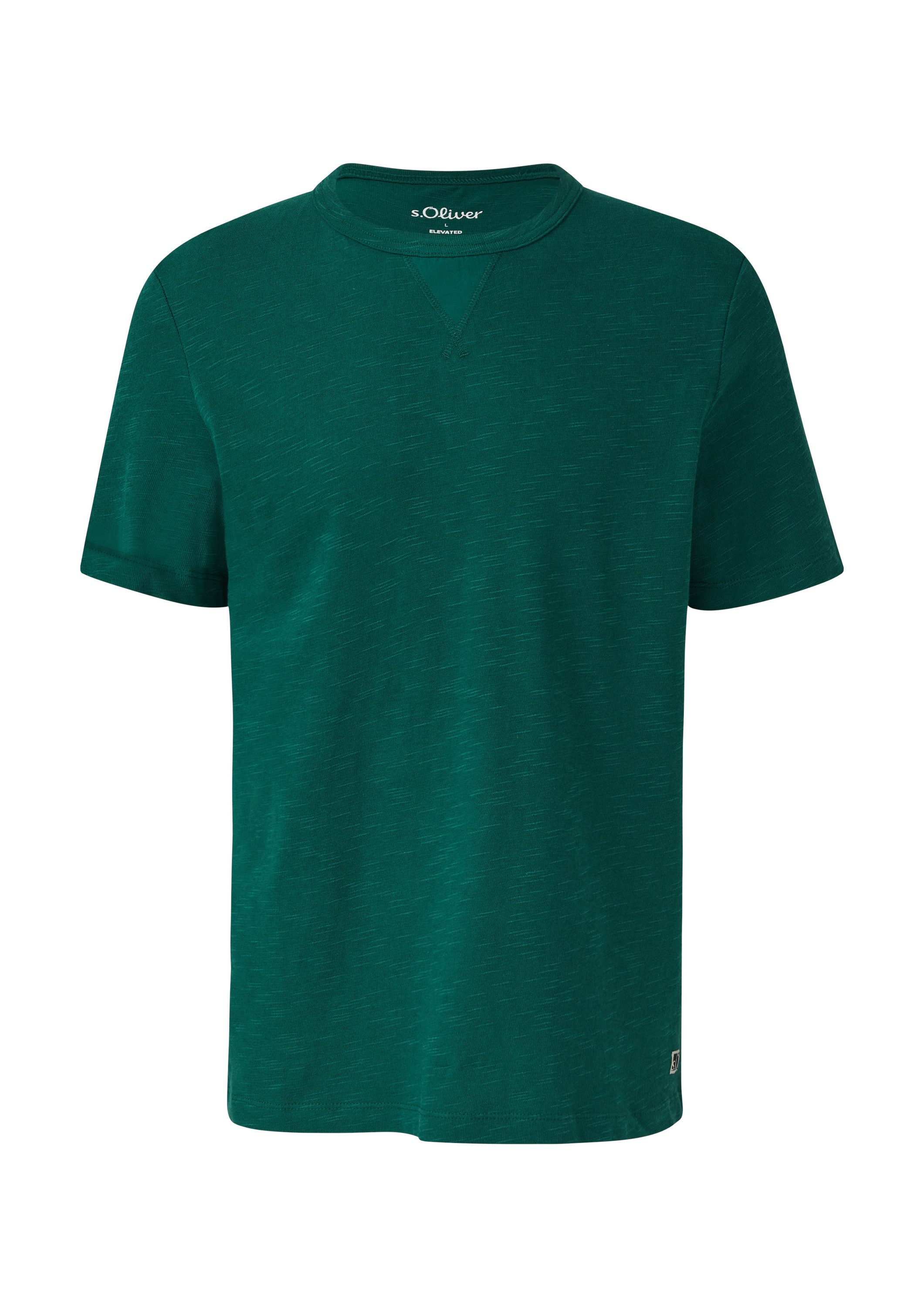 s.Oliver Kurzarmshirt T-Shirt T-Shirt aus Heavy günstig online kaufen