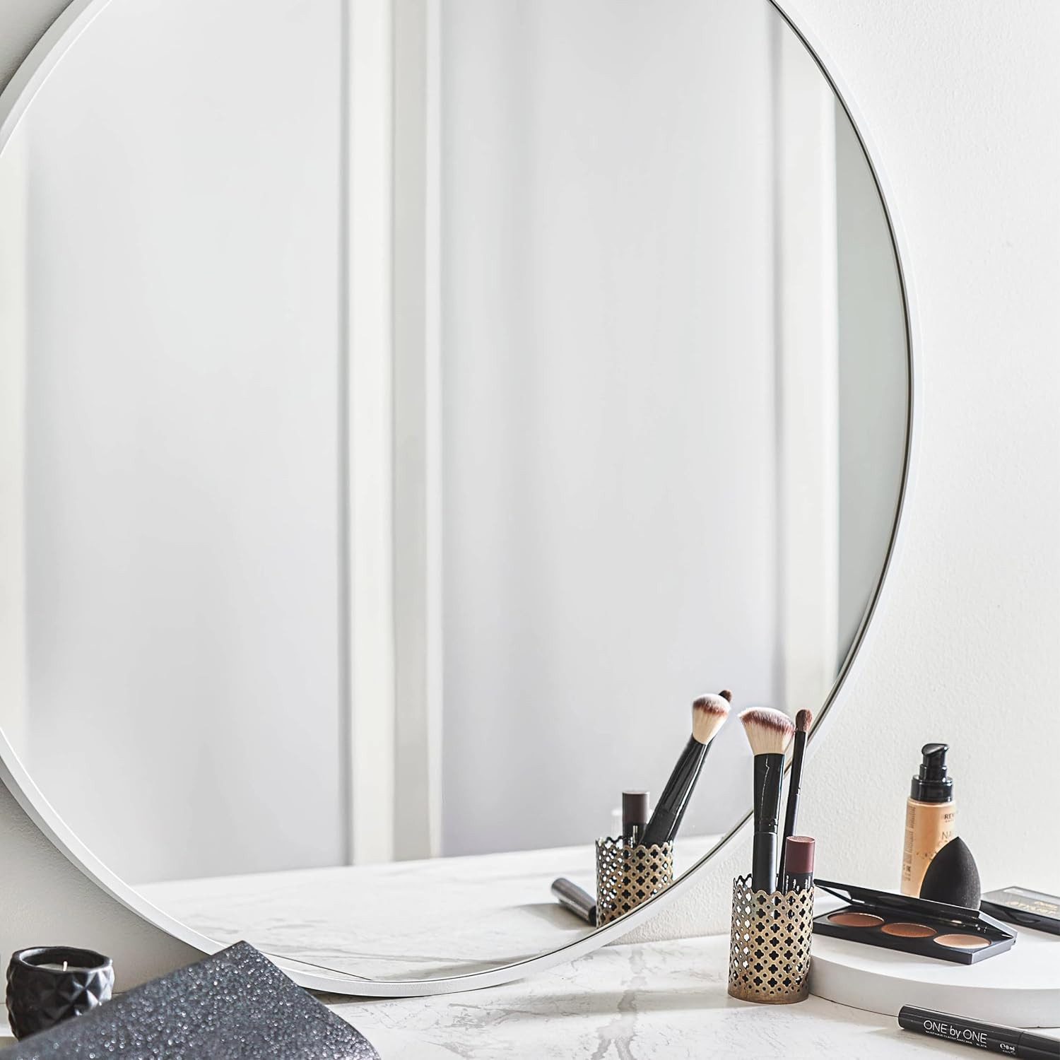 GOLD&CHROME UNIQUE DESIGN Spiegel GOLD&CHROME Wandspiegel, Rund, Badspiegel günstig online kaufen