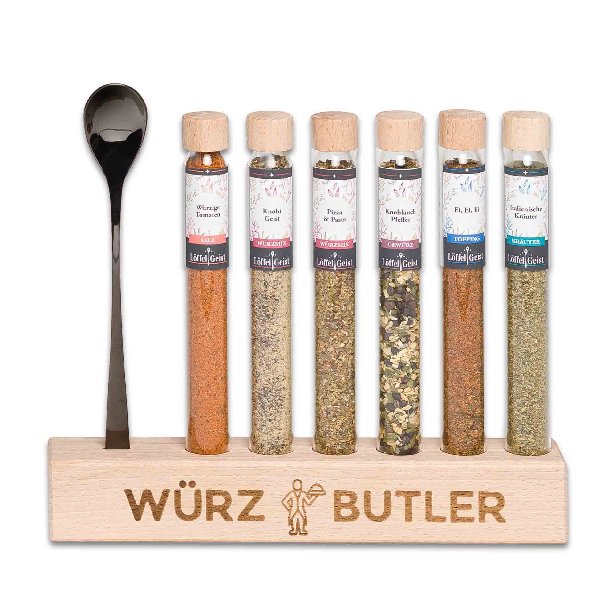 Löffelgeist Lebensmittel-Geschenkset Würzbutler