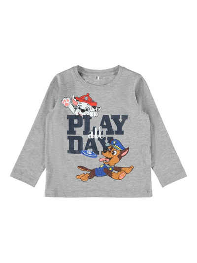 Name It Longsleeve Name It Jungen Pullover "PAWPATROL" Bio-Baumwolle (1-tlg) mit Frontprint