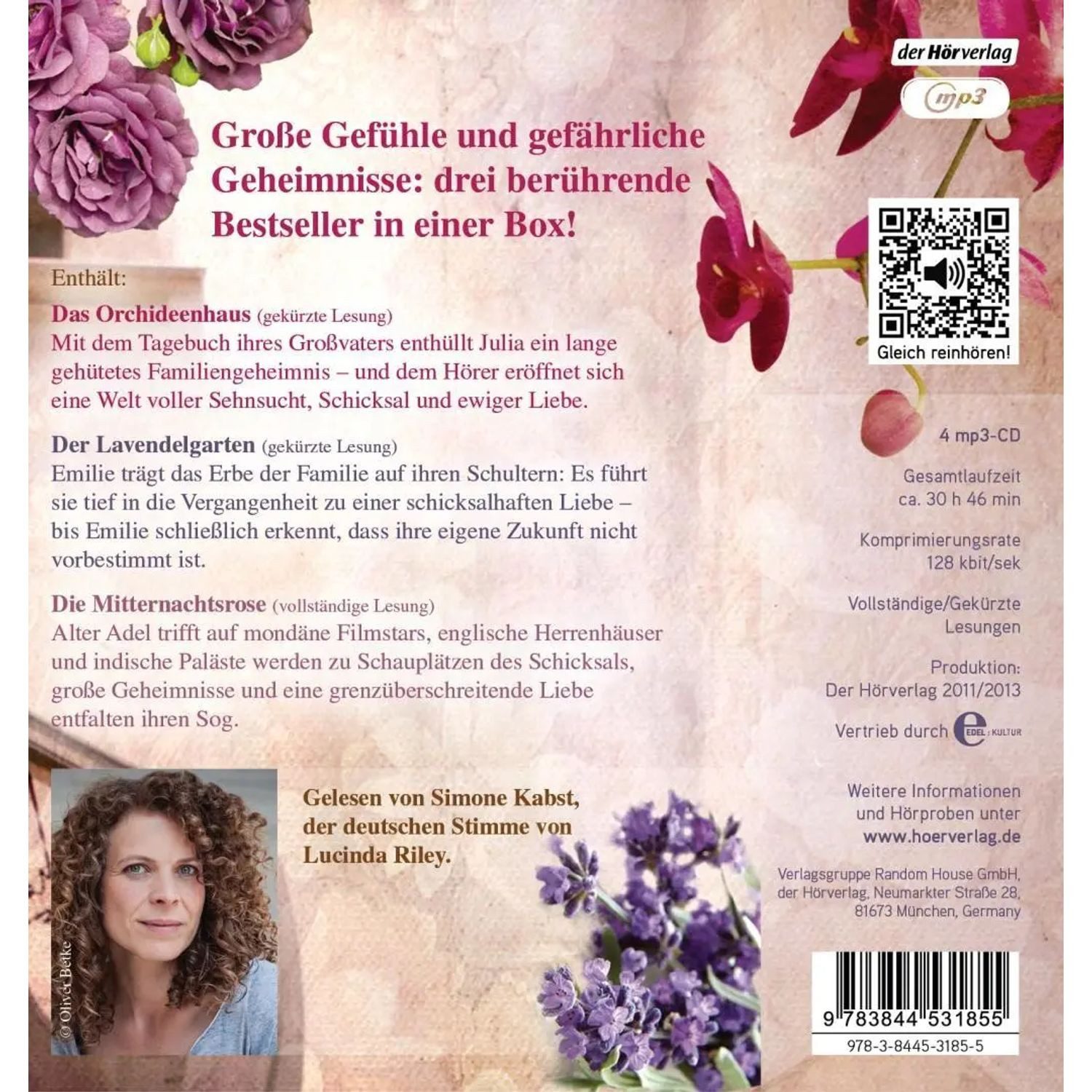 Der HörVerlag Hörspiel Die große Box: Das Orchideenhaus - Der Lavendelgarten - Die...