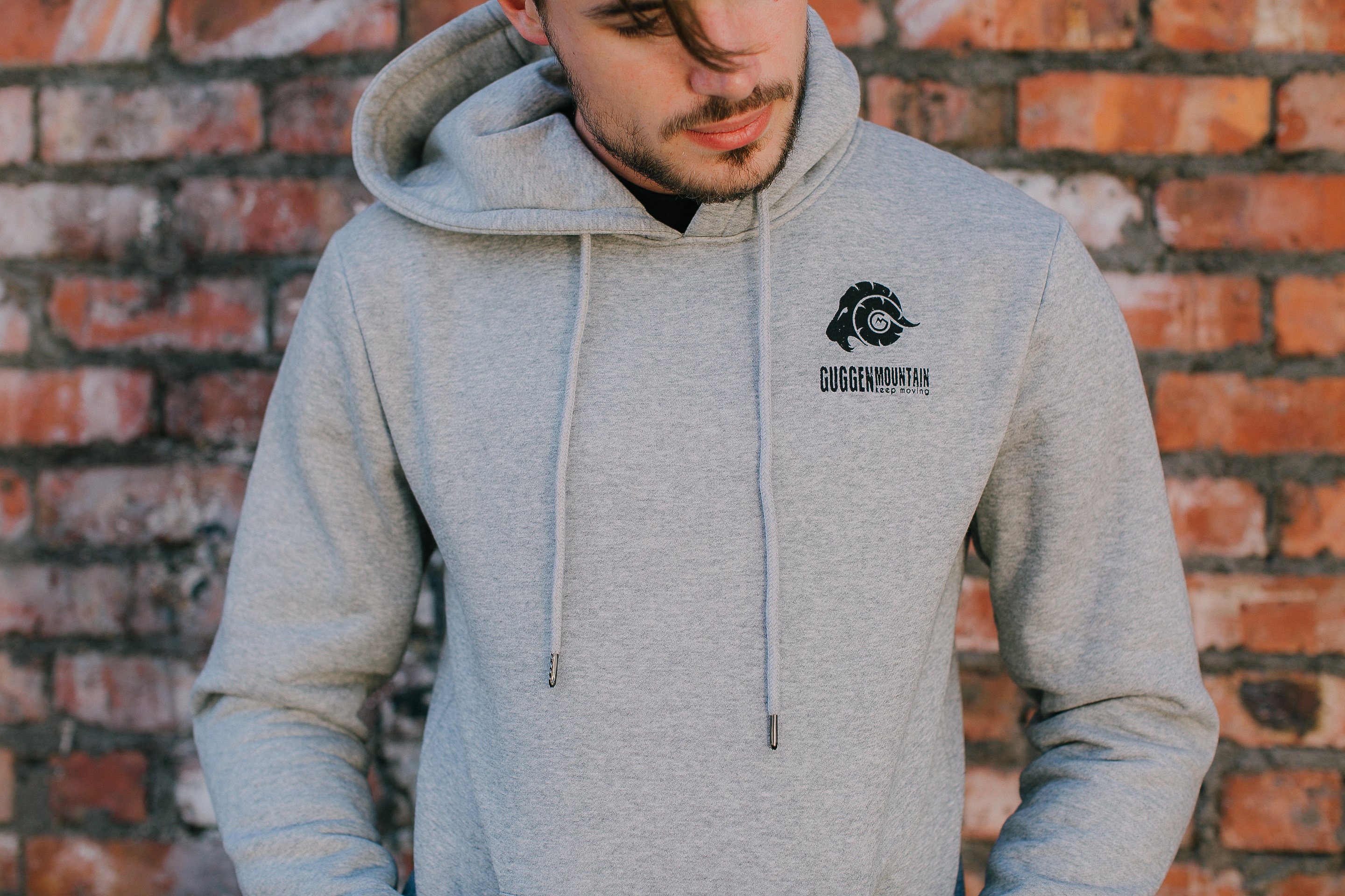 GUGGEN Mountain Hoodie Herren Hoodie Kapuzenpullover Pullover mit Kapuze H06 Reißverschluss Jacke Fleece