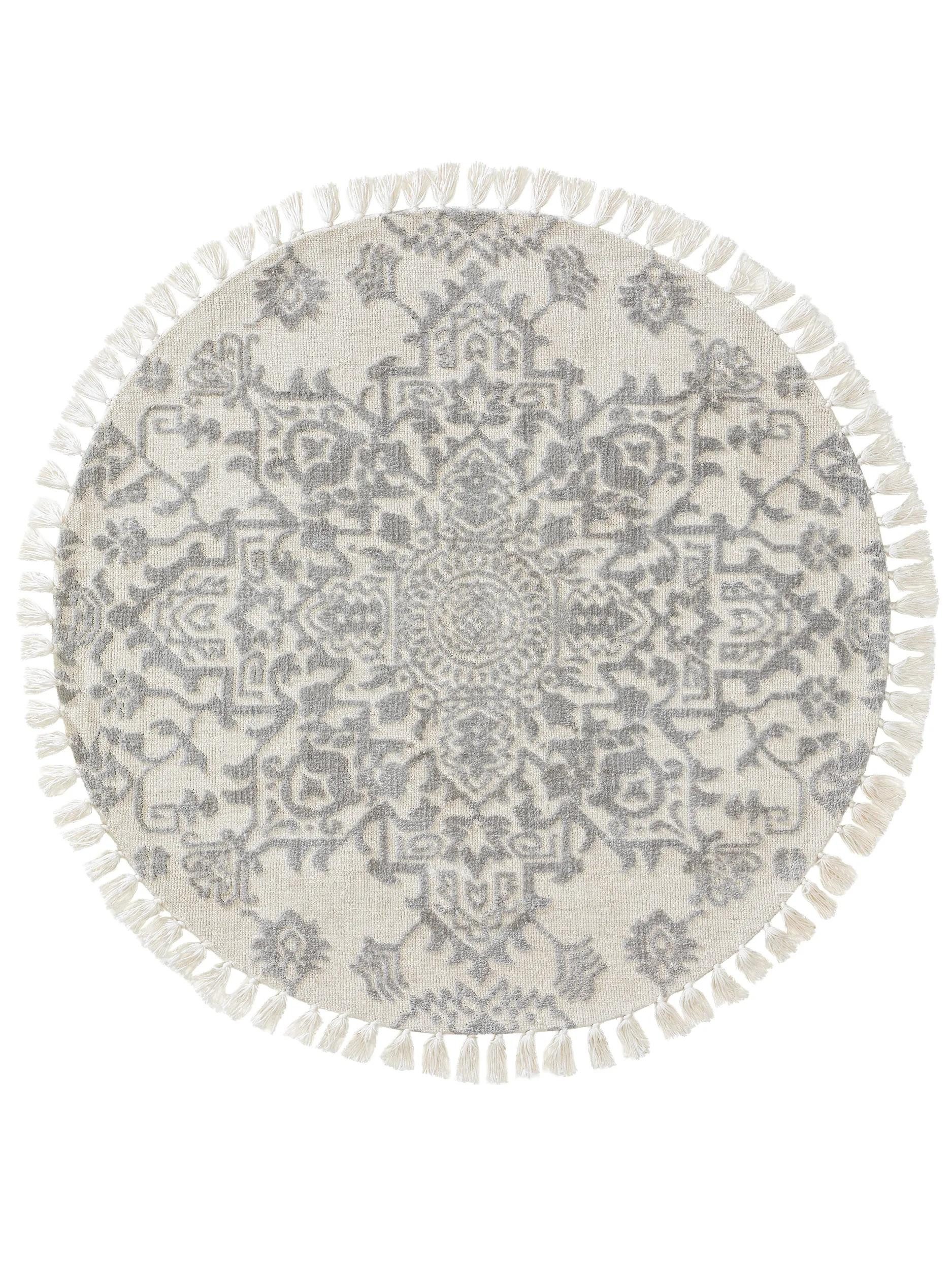 benuta Teppich Elias, rund, Höhe: 6 mm, Teppich Wohnzimmer, Schlafzimmer, Esszimmer, Flur, Kunstfaser, Cozy