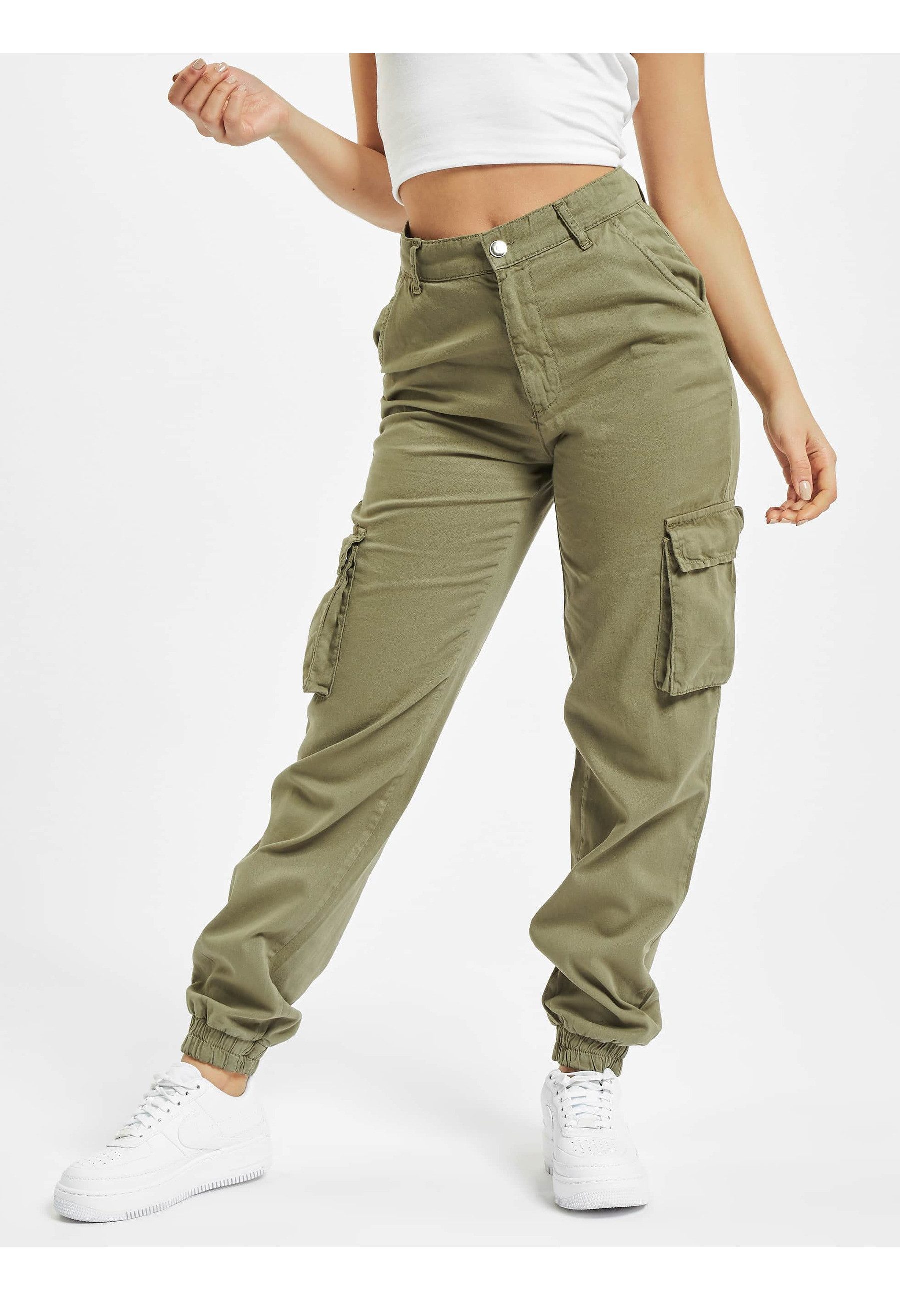 DEF Stoffhose DEF Damen Aya Cargopants (1-tlg)