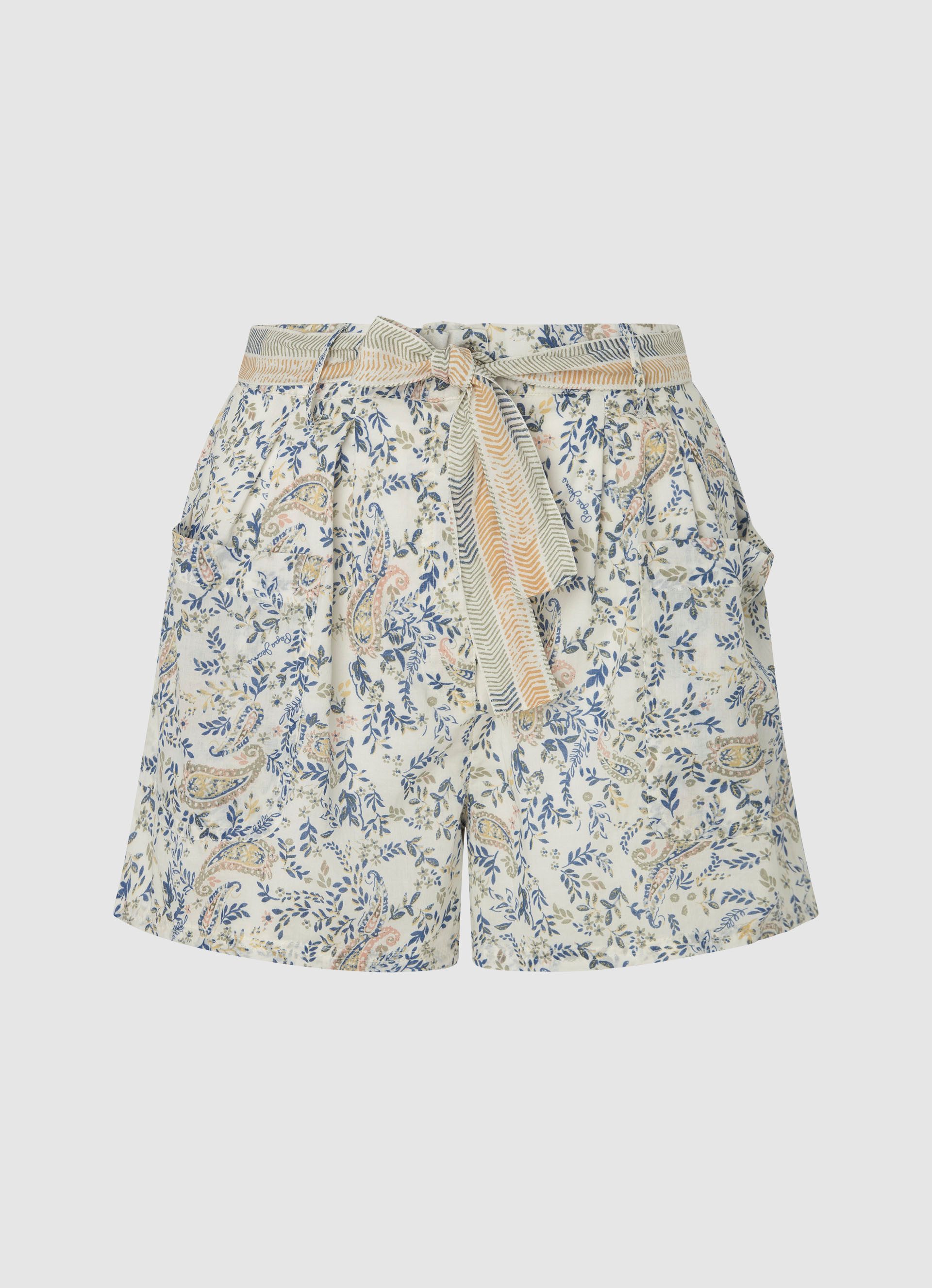 Pepe Jeans Shorts MEGHAN mit Allover-Paisleyprint