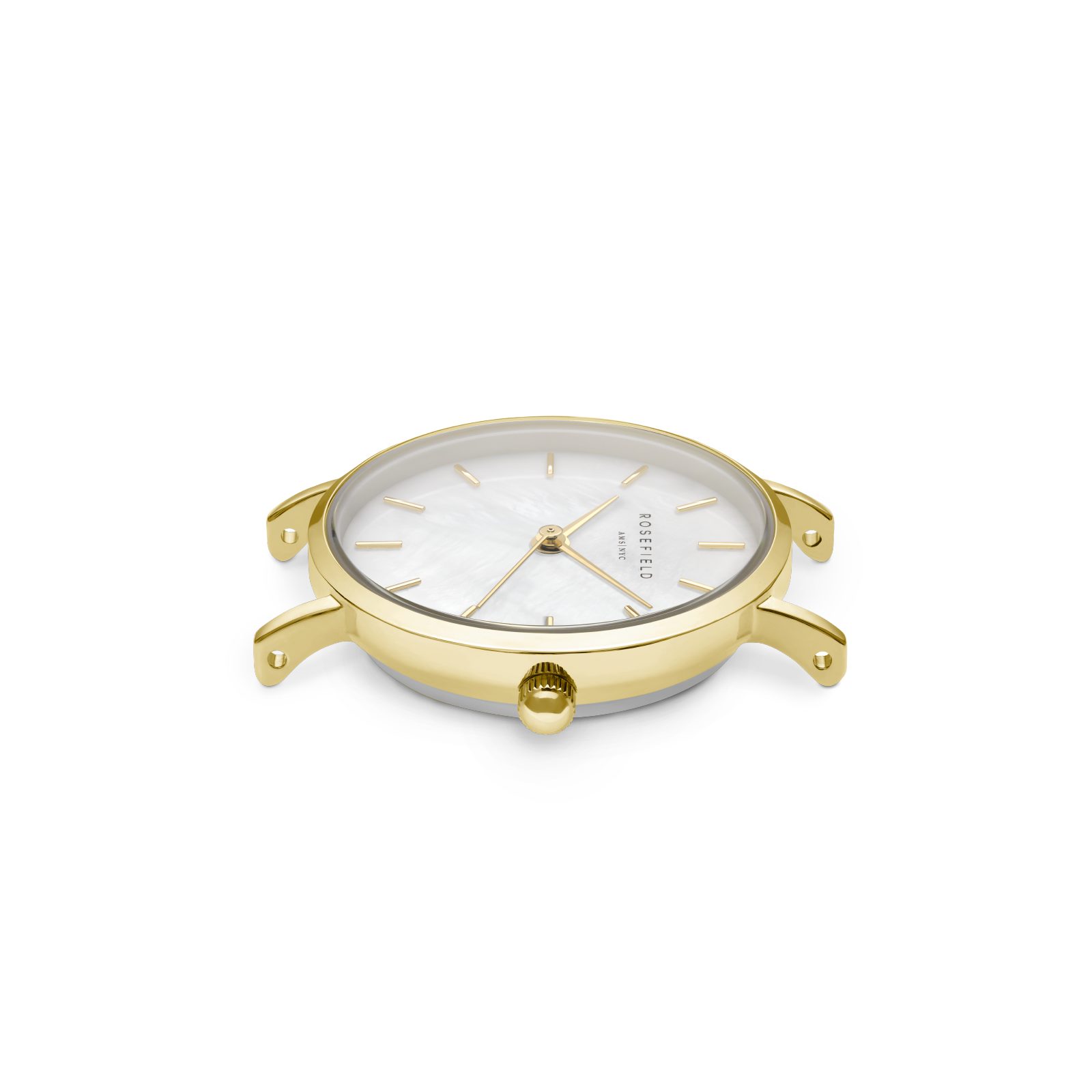 ROSEFIELD Quarzuhr ROSEFIELD Damenuhr Small Edit 26mm Goldfarben